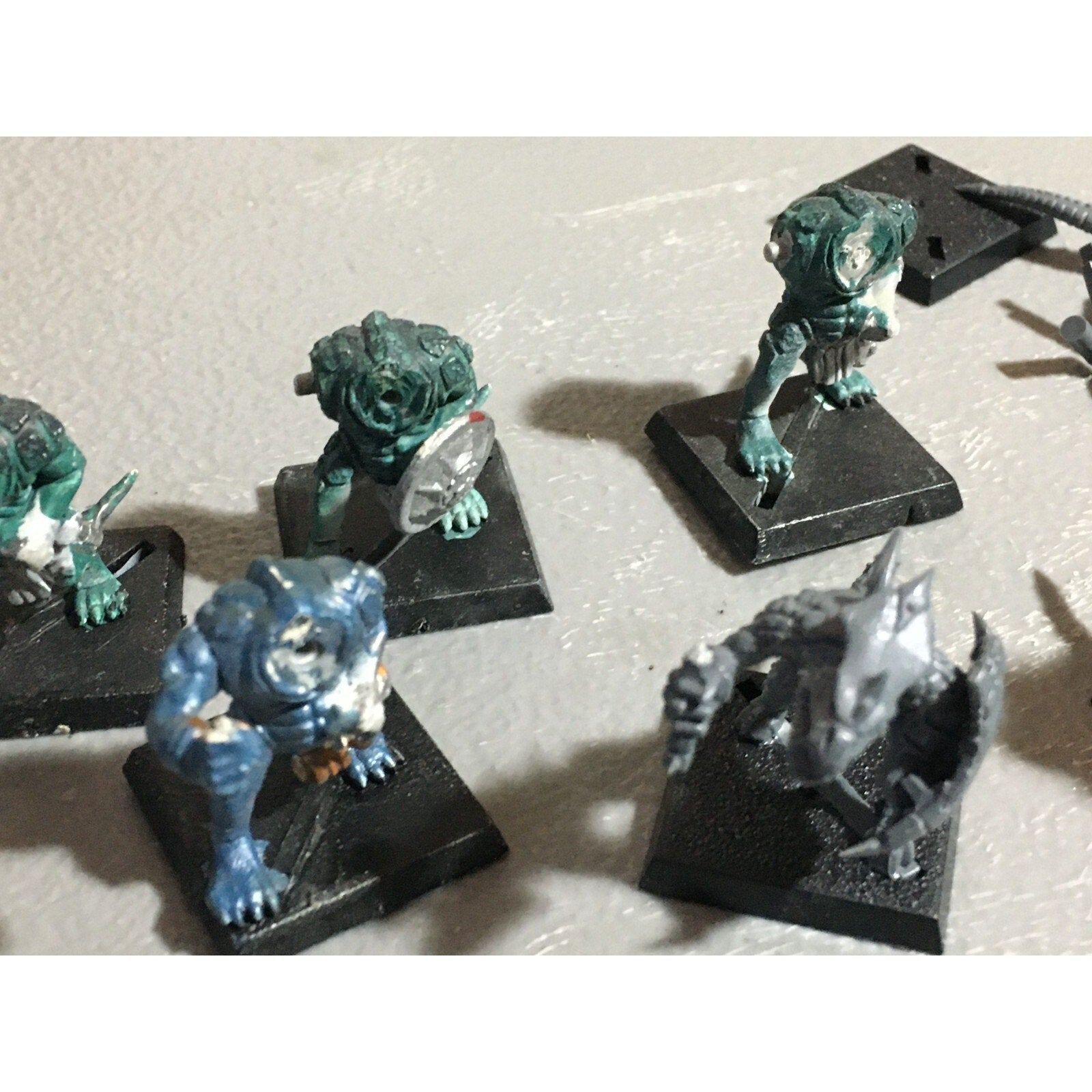 A22064 WARHAMMER FANTASY LIZARDMEN BITS & INCOMPLETET LOT SAURUS GAMES WORKSHOP