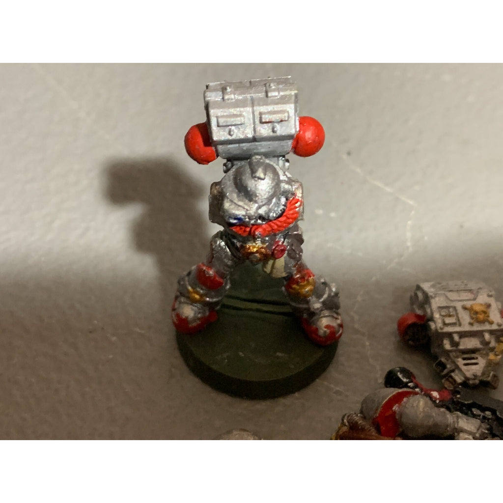 A23309 WARHAMMER 40K SPACE MARINES METAL BITS LOT HEAVY DARK ANGELS SHOULDER PAD