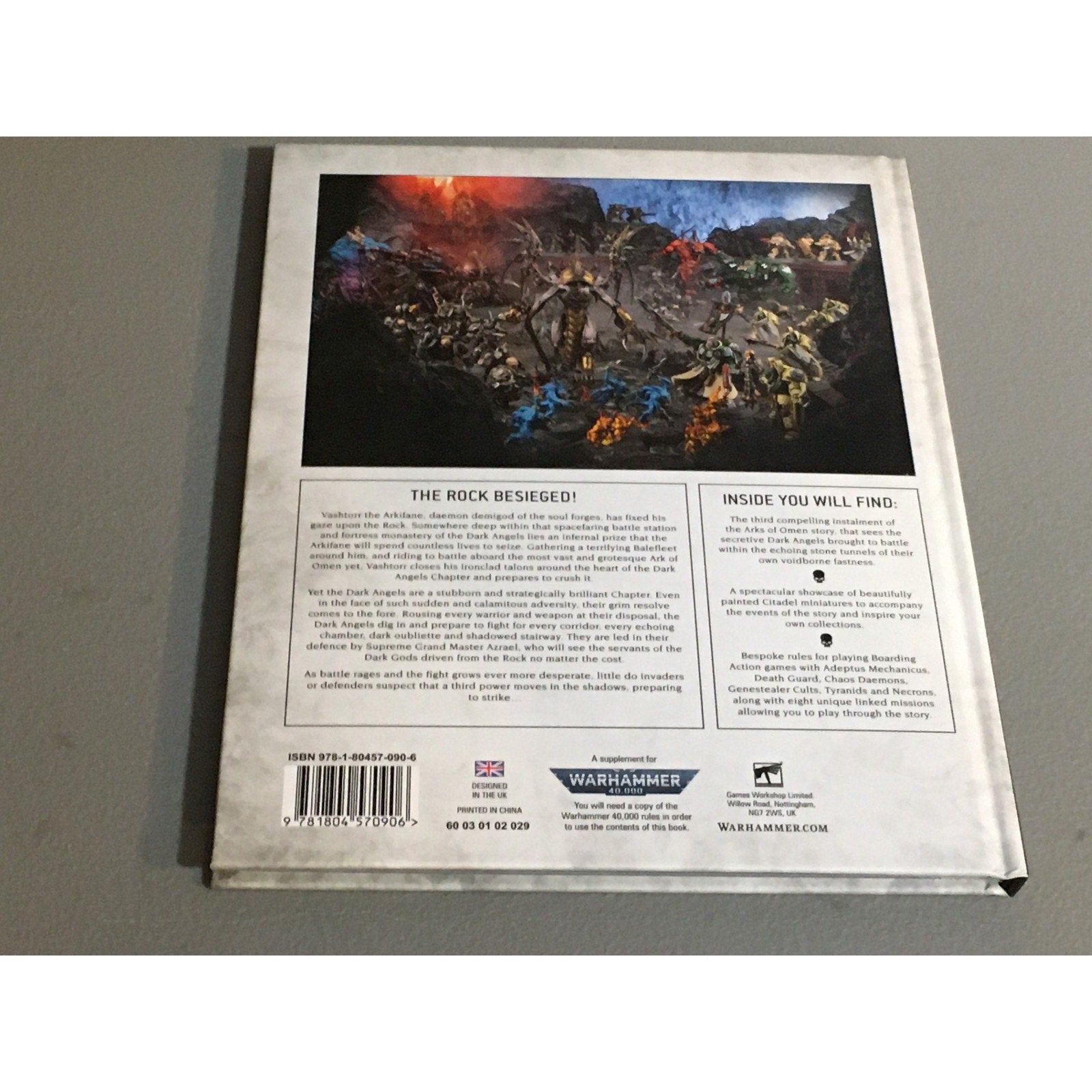 BOOK WARHAMMER 40K ARKS OF OMEN VASHTORR USED HB HARDBACK
