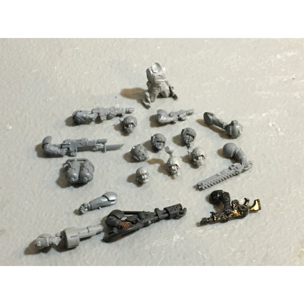 A23206 WARHAMMER 40K IG IMPERIAL ASTRA BITS LOT MIXED HEAD ARM GW GAMES WORKSHOP