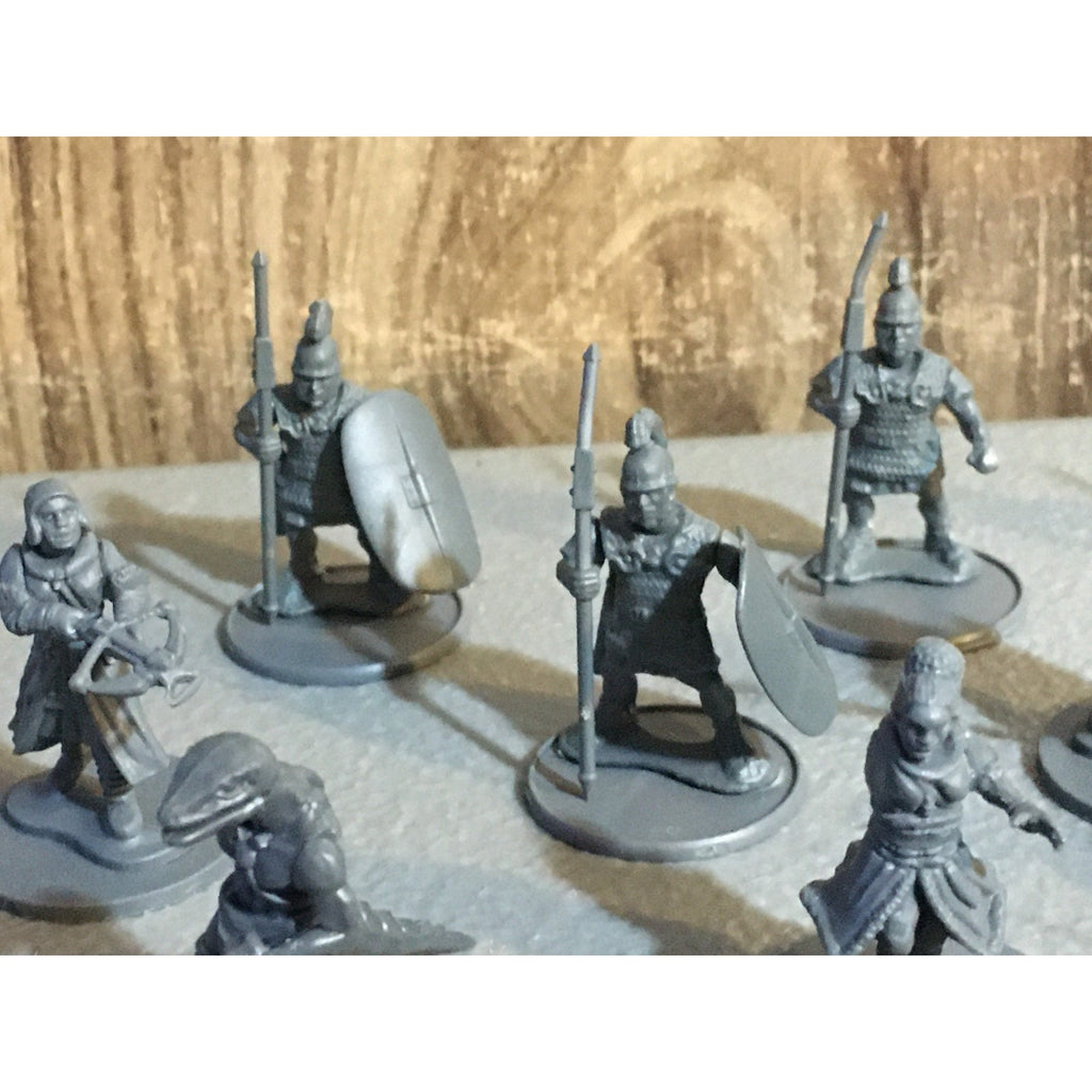 A30070 WARLORD GAMES UNKNOWN MIXED LOT SOLDIERS TOWNSFOLK LIZARDMEN INCOMPLETE