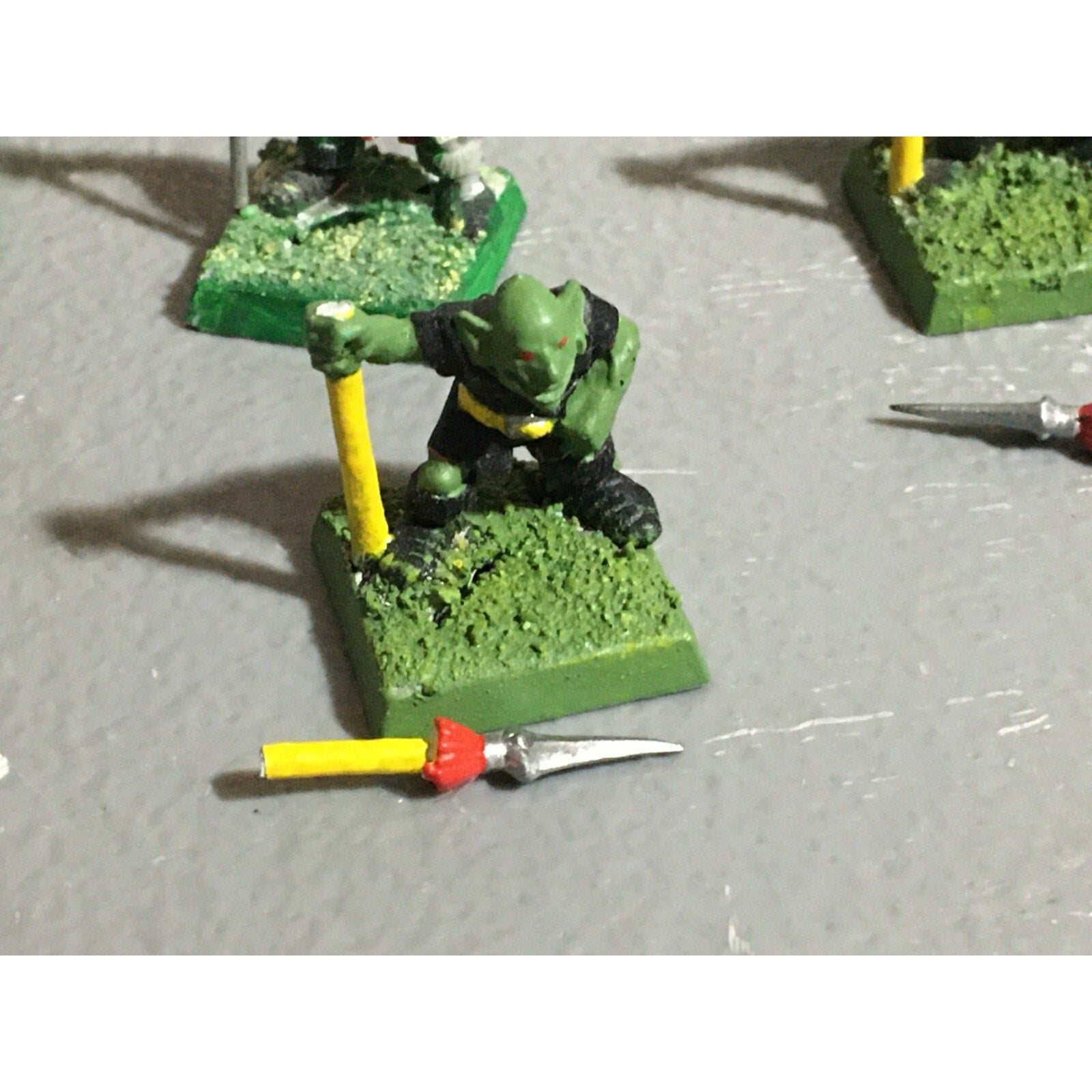 A22046 WARHAMMER FANTASY ORCS & GOBLINS VINTAGE GOBLIN SPEARMEN CUSTOM OOP GW