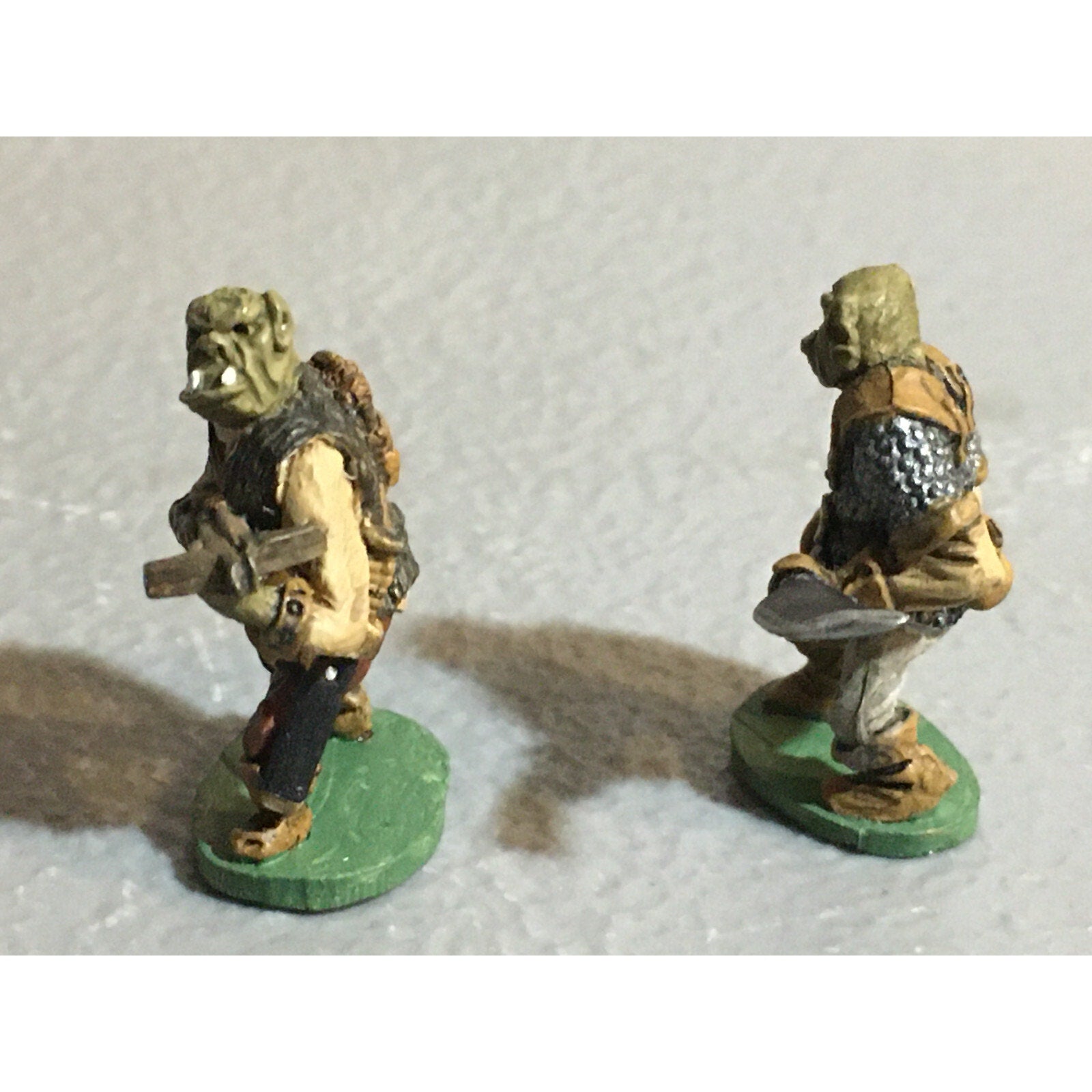 A10090 CITADEL PRE SLOTTA METAL RARE OOP ORC WARRIORS 2 PK WARHAMMER PAINTED