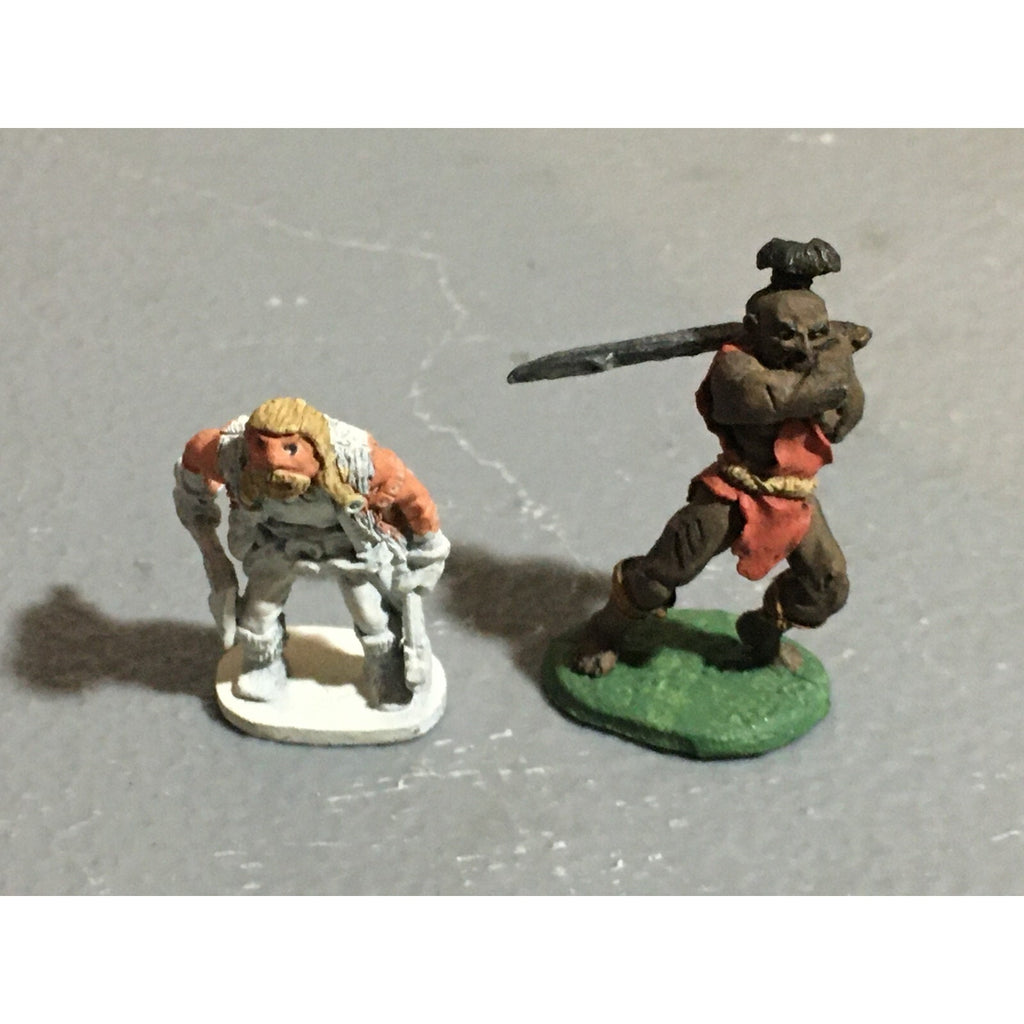 A10150 CITADEL PRE SLOTTA METAL RARE OOP PAINTED BARBARIANS WARRIORS