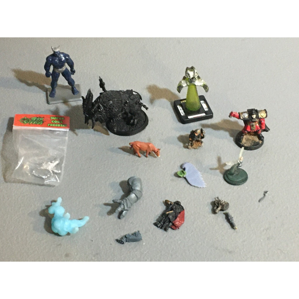 A32596 UNKNOWN MINIATURES RANDOM LOT SOME METAL BEAST WARRIOR FALLEN