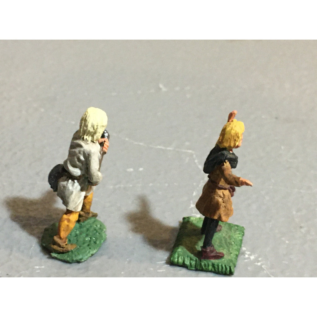 A10124 CITADEL PRE SLOTTA METAL RARE OOP HUMAN VILLAGERS PEASANTS 2 PK PAINTED