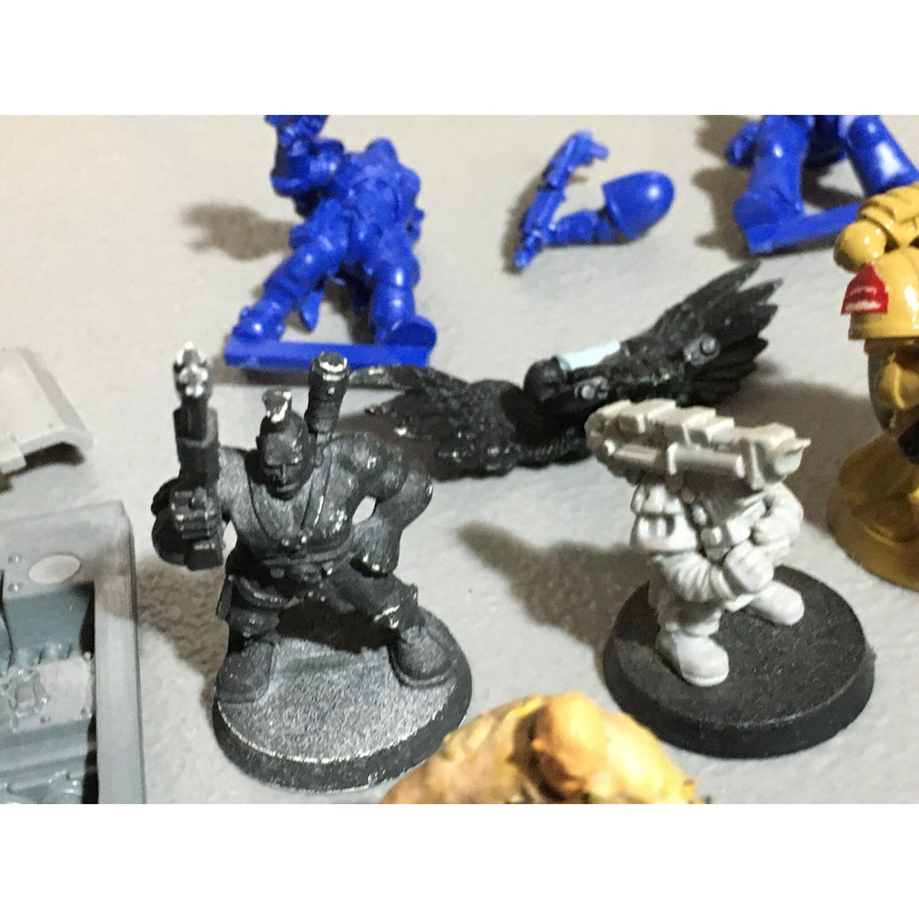 A20154 WARHAMMER 40K INCOMPLETE LOT SPACE MARINES IMPERIAL ASTRA SQUAT BITS