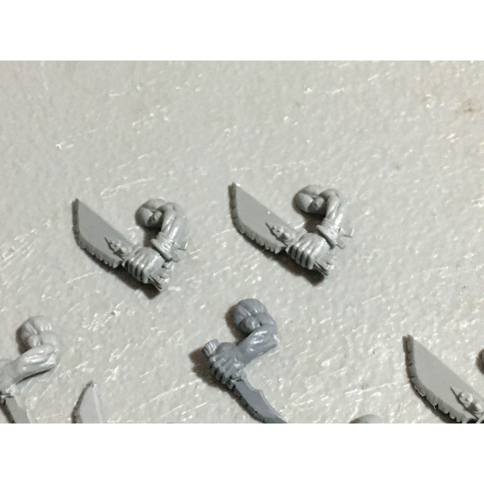 A22612 WARHAMMER FANTASY ORCS & GOBLINS BITS LOT ORC BOYZ HAND WEAPONS & SPEARS