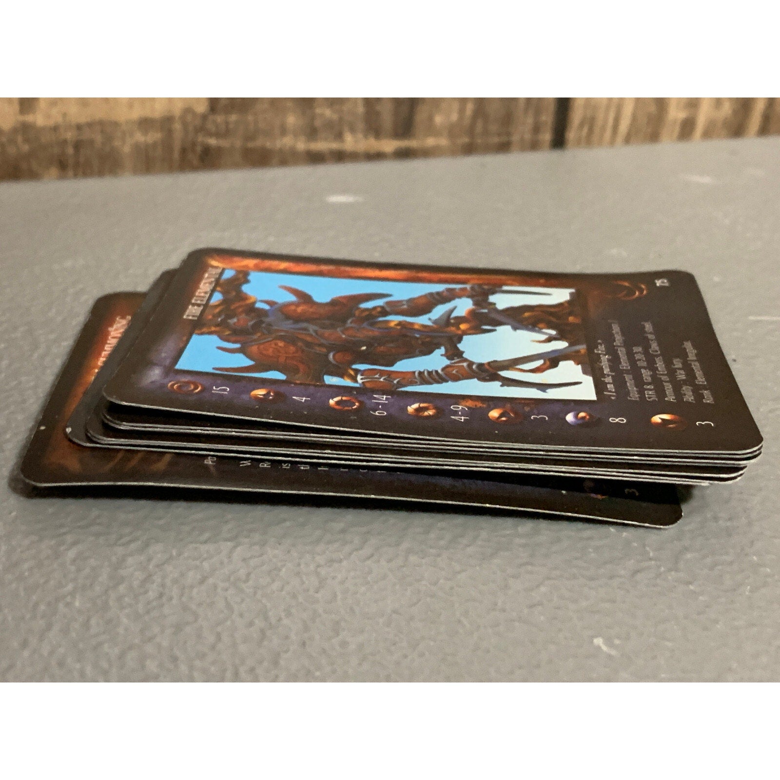 A6384 RACKHAM CONFRONTATION METAL OOP FIRE ELEMENTAL