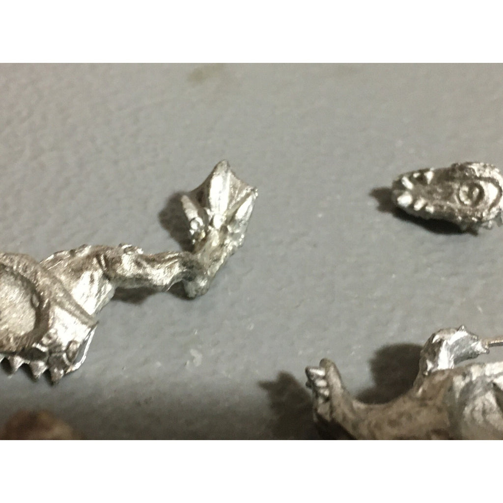 A20382 WARHAMMER FANTASY DARK ELVES METAL COLD ONE 2 PK INCOMPLETE