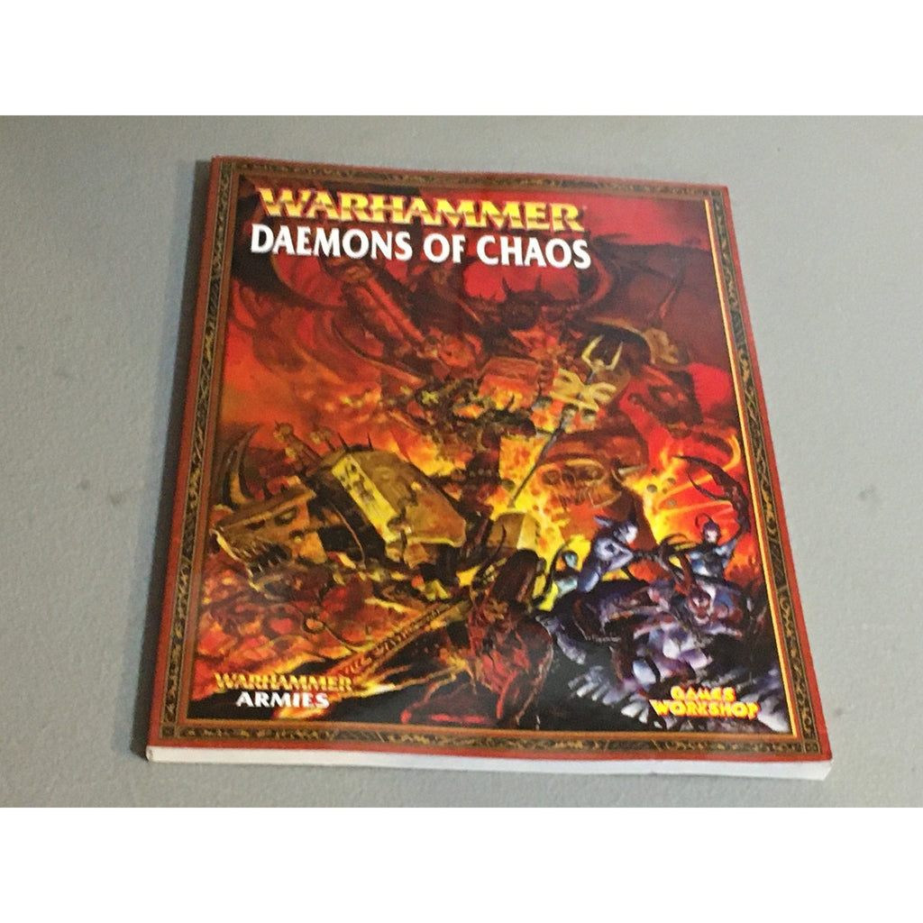 BOOK WARHAMMER FANTASY DAEMONS OF CHAOS ARMY BOOK GW GAMES WORKSHOP