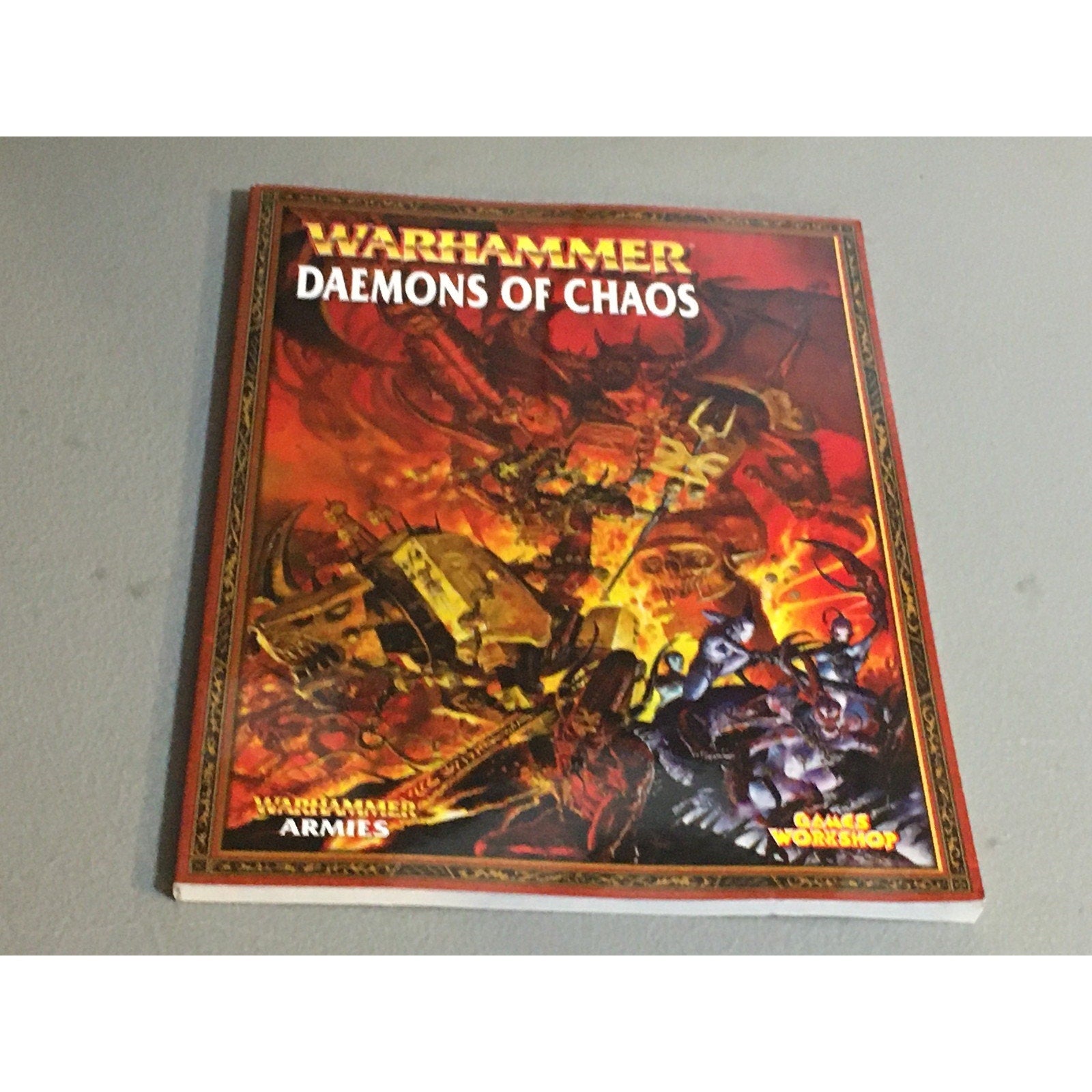 BOOK WARHAMMER FANTASY DAEMONS OF CHAOS ARMY BOOK GW GAMES WORKSHOP