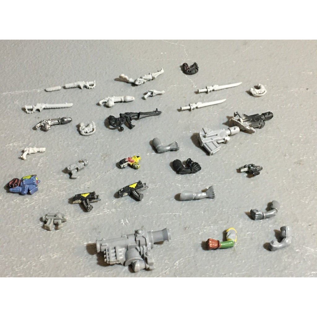 A23495 WARHAMMER 40K BITS LOT ROGUE TRADER MIXED ELDAR SPACE MARINES ORKS GW OOP