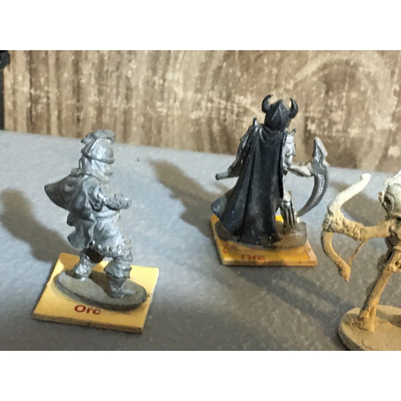 A32526 UNKNOWN METAL MINIATURES SKELETON LOT 6 PK WARRIOR CASUALTY