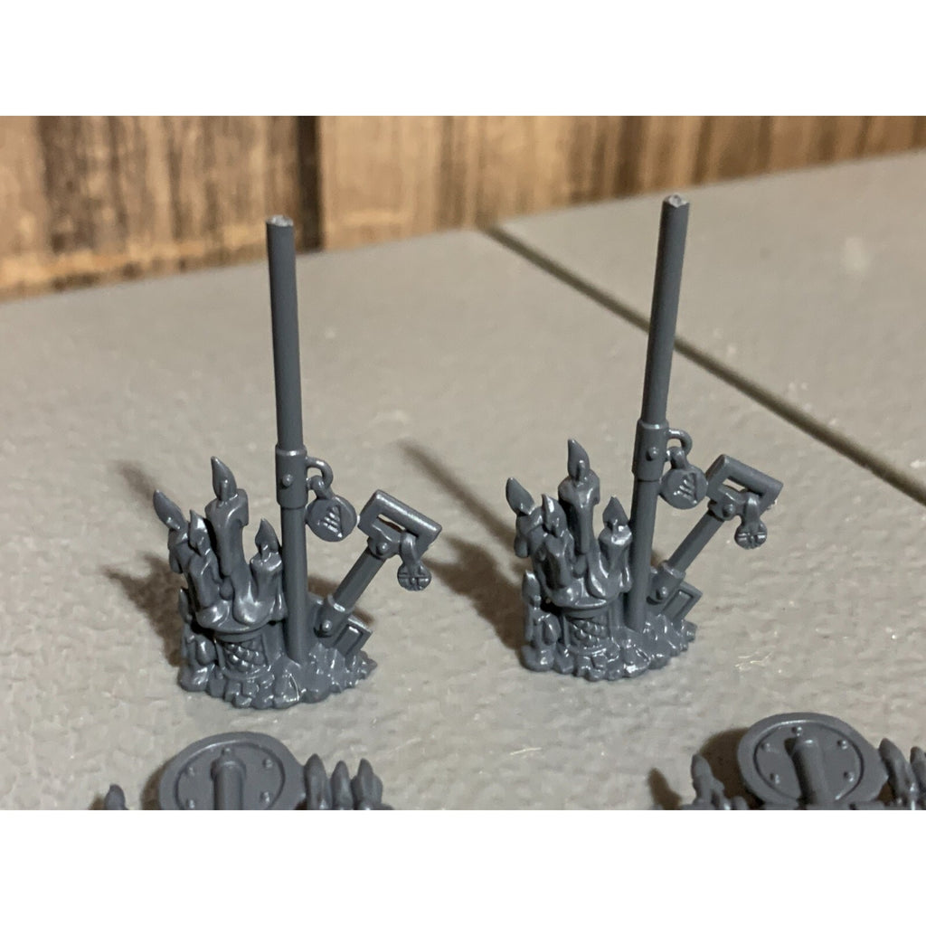 A16702 WARHAMMER AOS FANTASY DWARFS DWARVES BANNERS STANDARDS BITS LOT