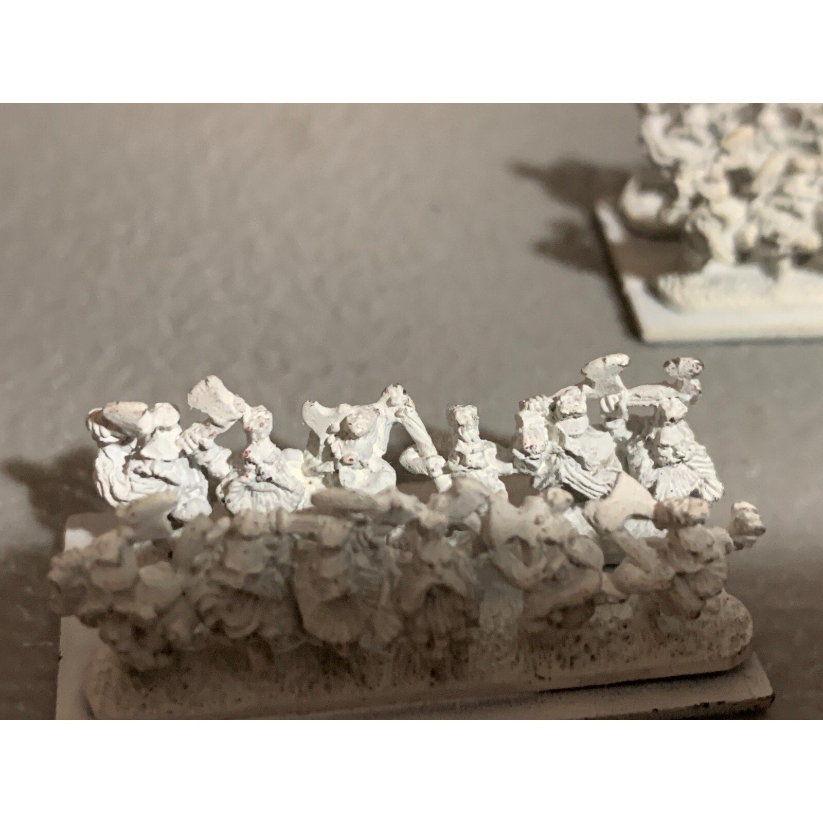 A16658 WARMASTER WARHAMMER DWARF TROLLSLAYERS 6 STANDS METAL GAMES WORKSHOP