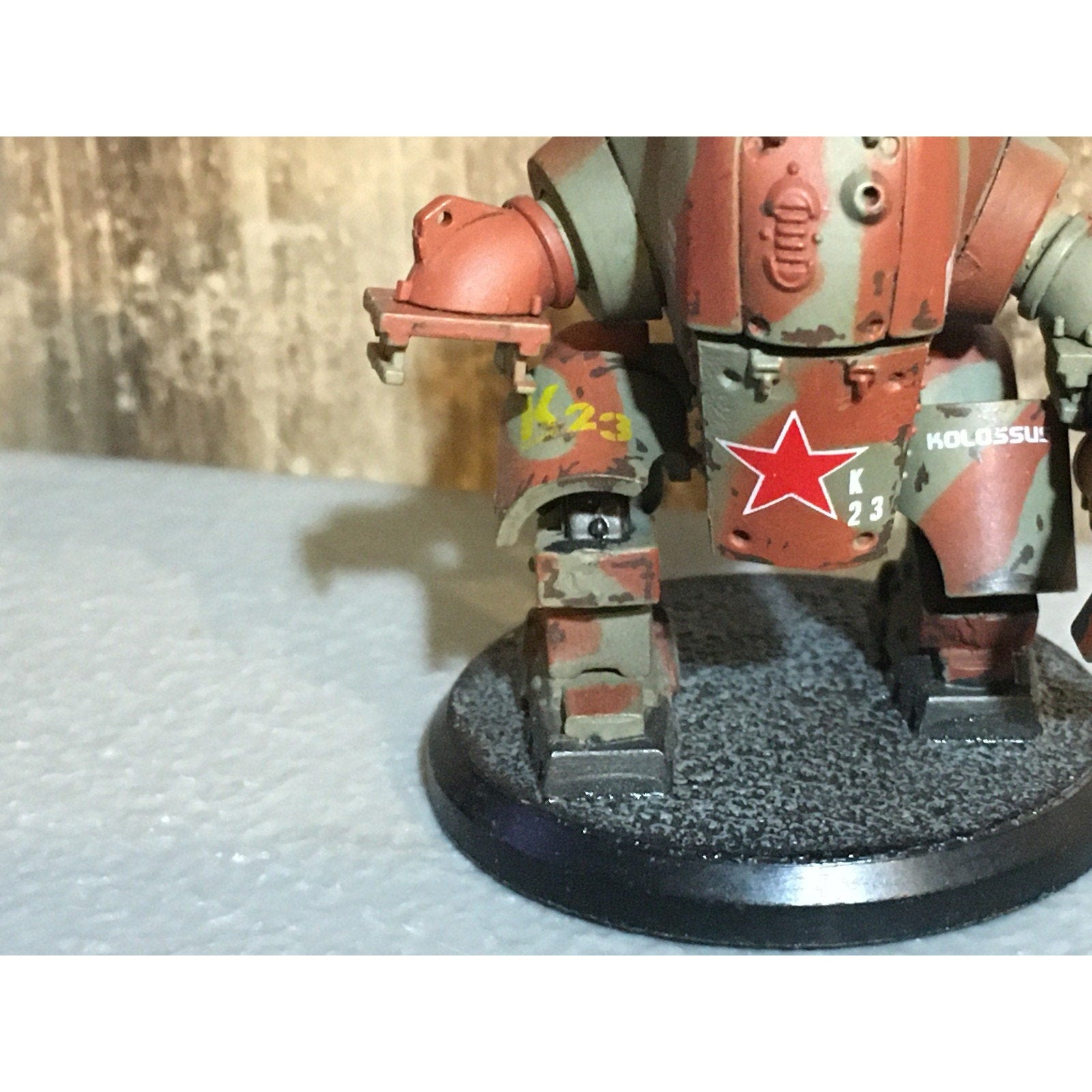 A32044 RACKHAM AT-43 RED BLOK MINI SPETSNATZ KOLOSSUS UNIT INCOMPLETE W CARD