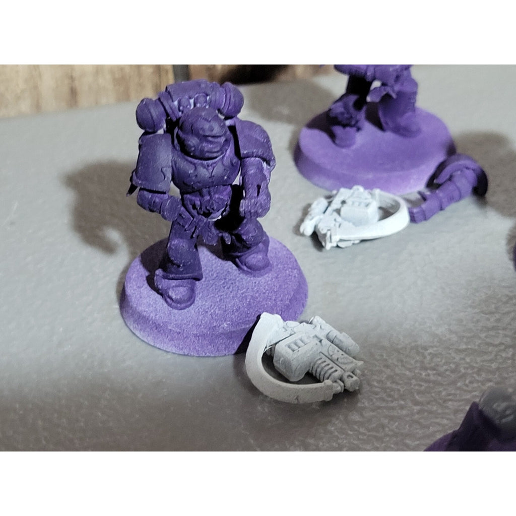 A18249 WARHAMMER 40K SPACE MARINES WOLVES 10 PK GREY HUNTERS MISS 2 BACKPACKS
