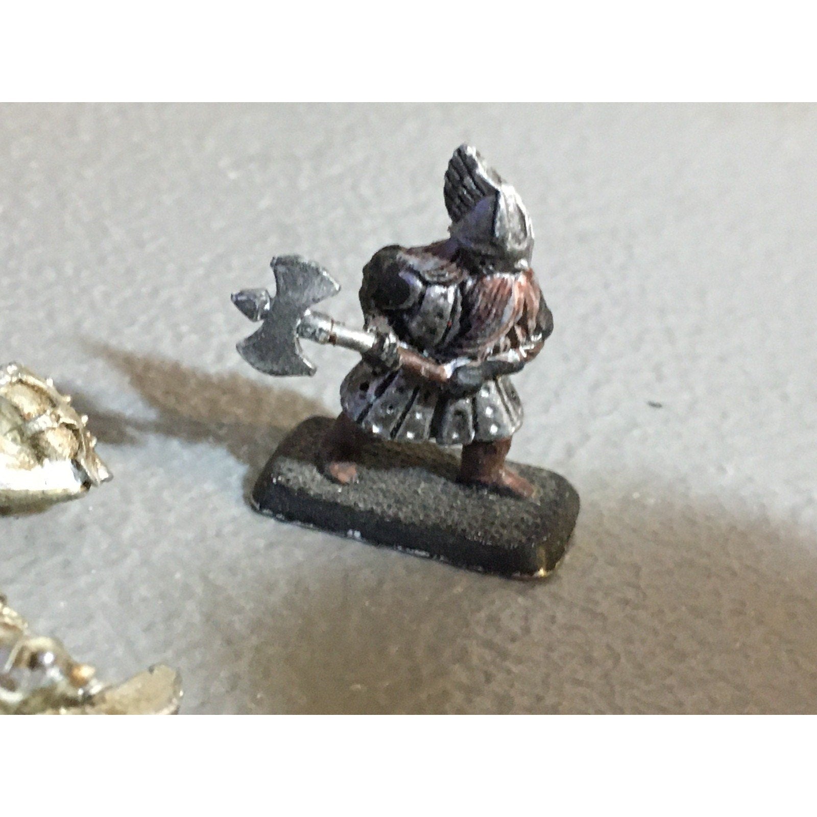 A32530 UNKNOWN METAL MINIATURES INCOMPLETE LOT WARRIOR ELF OGRE ORC DWARF