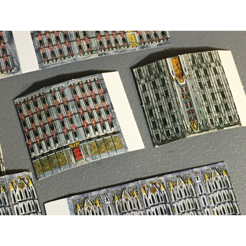 A31709 WARHAMMER EPIC 40K SPACE MARINES BUILDING SOME BROKEN DOESNT MATCH EXTRA
