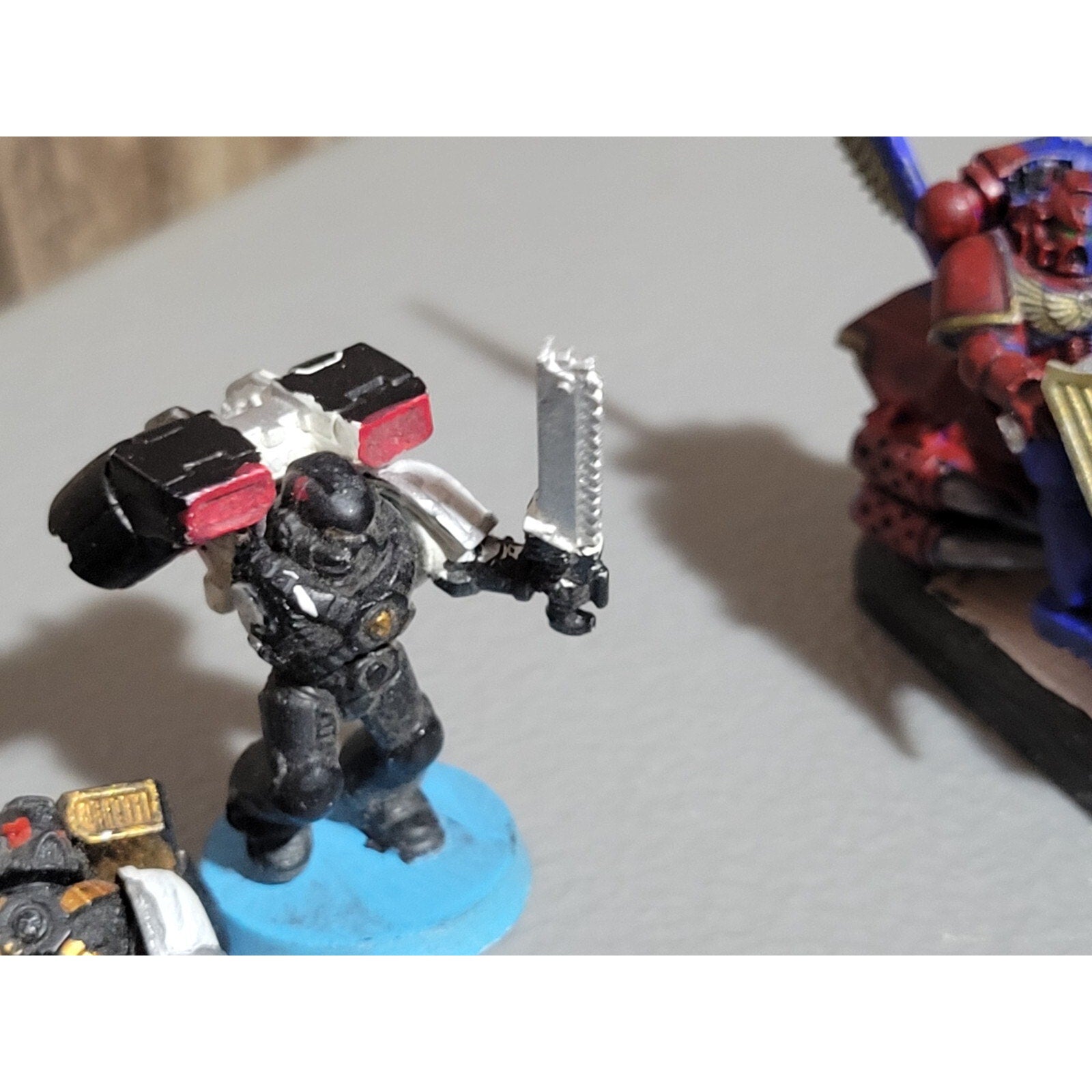 A19115 WARHAMMER 40K SPACE MARINES LOT CAPTAIN BIKE NARTHECIUM ASSAULT