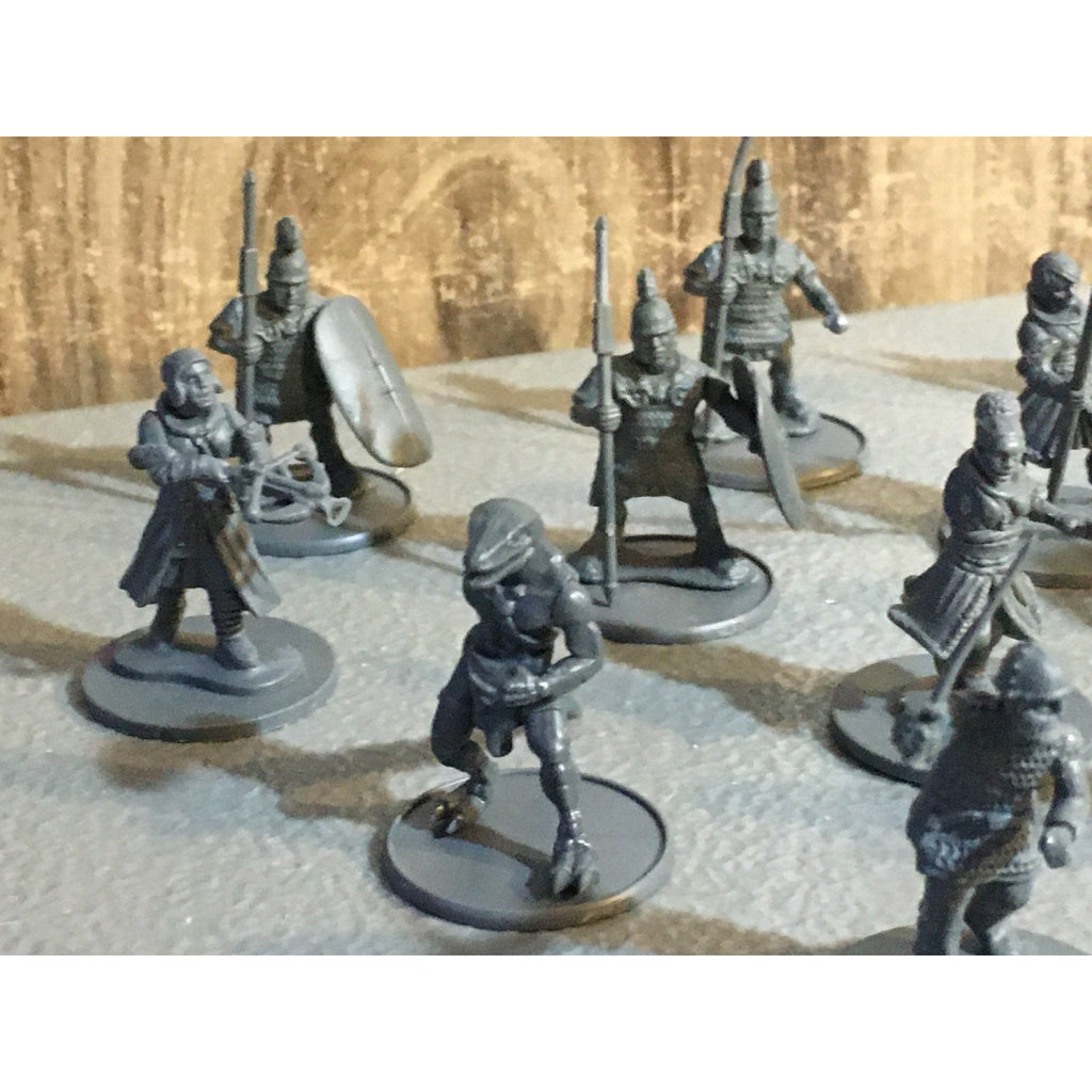A30070 WARLORD GAMES UNKNOWN MIXED LOT SOLDIERS TOWNSFOLK LIZARDMEN INCOMPLETE