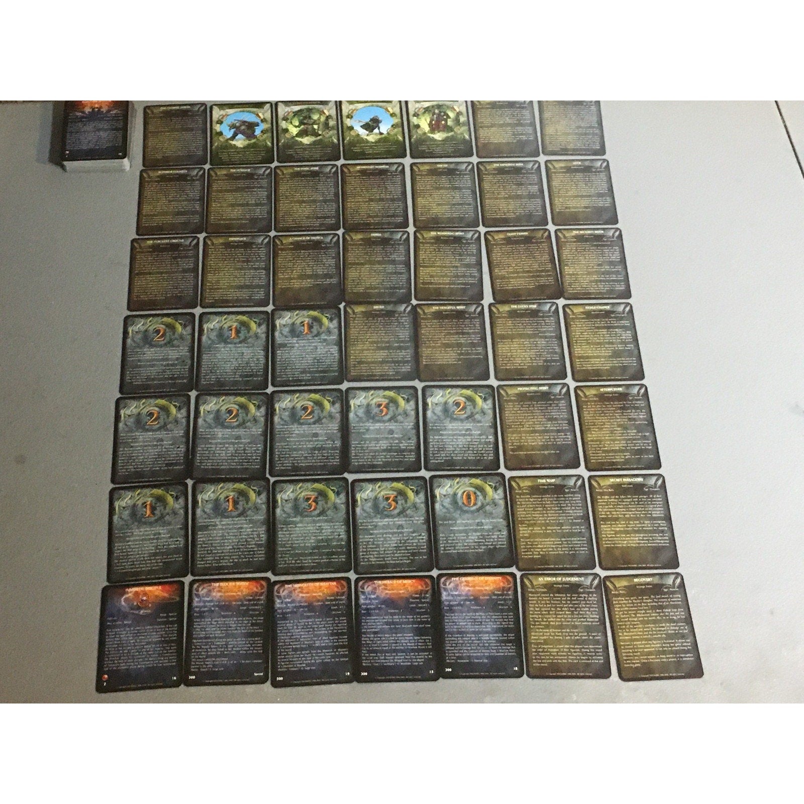 A32712 RACKHAM CONFRONTATION 104 COUNT CARDS LOT TABLETOP