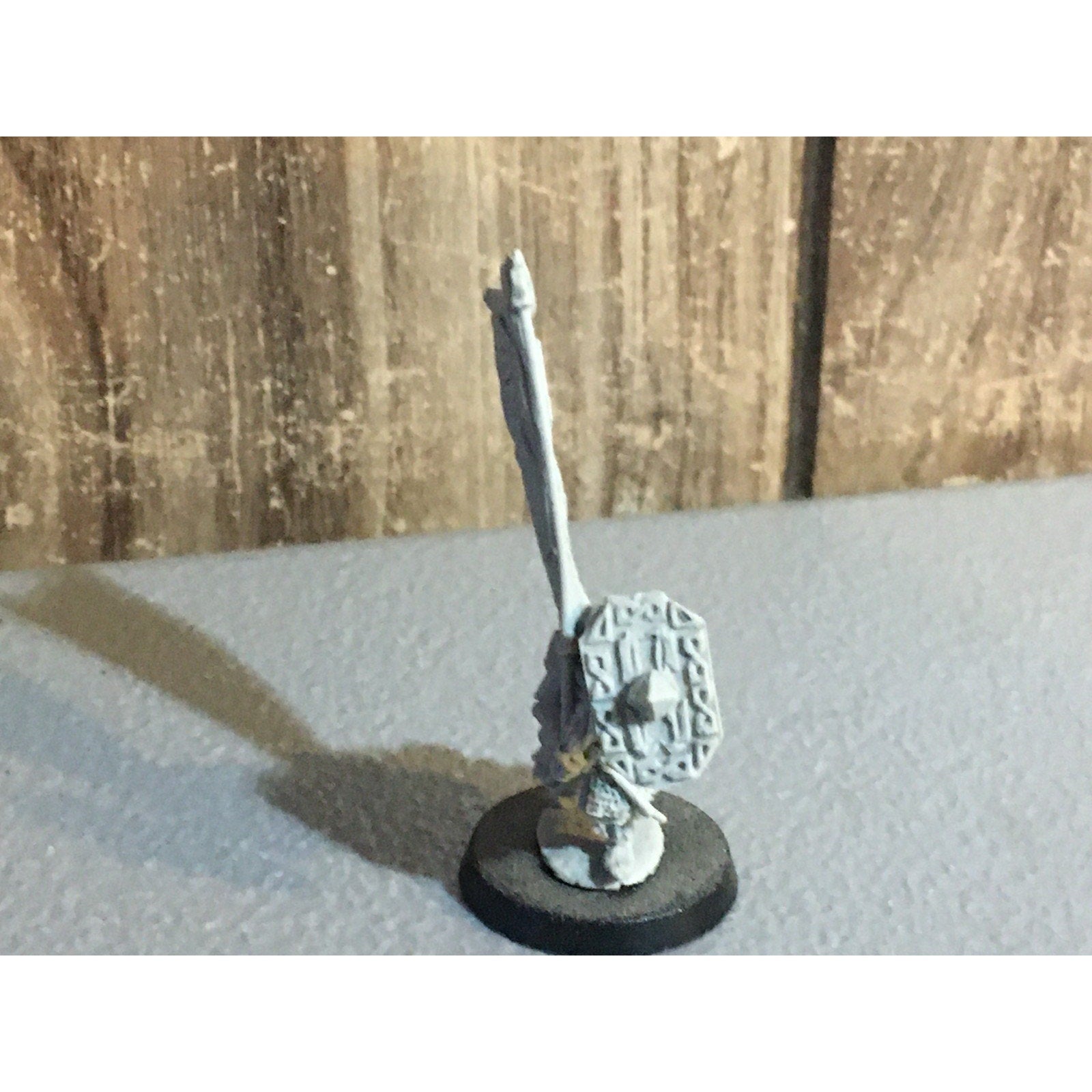 A30027 LOTR LORD OF THE RINGS GAMES WORKSHOP DWARF HERALD BANNER BEARER FINECAST