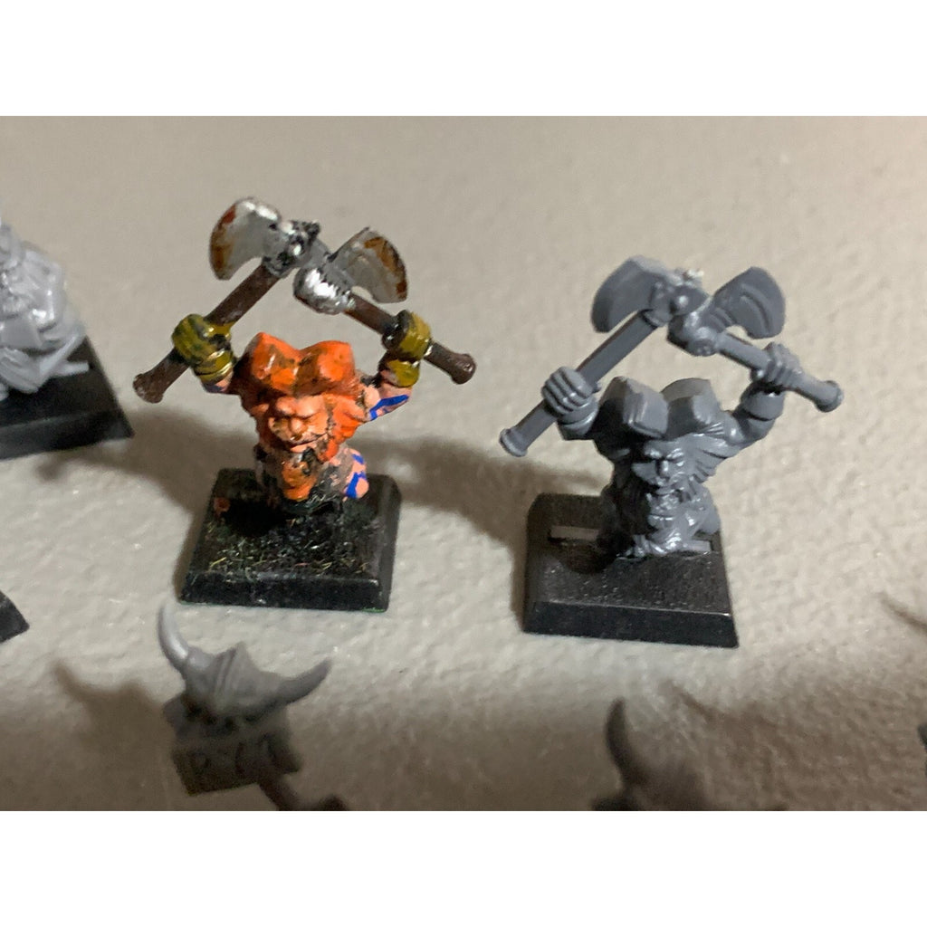 A23314 WARHAMMER FANTASY AOS DWARFS DWARVES SKULL PASS LOT SLAYERS MARKERS BITS