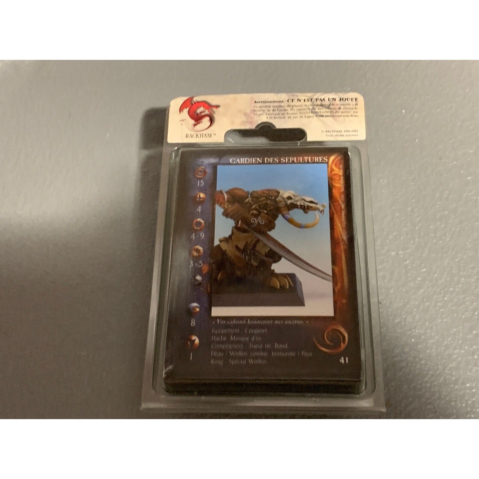 A10436 RACKHAM CONFRONTATION METAL OOP NIB GRAVE GUARDIAN NEW SEALED