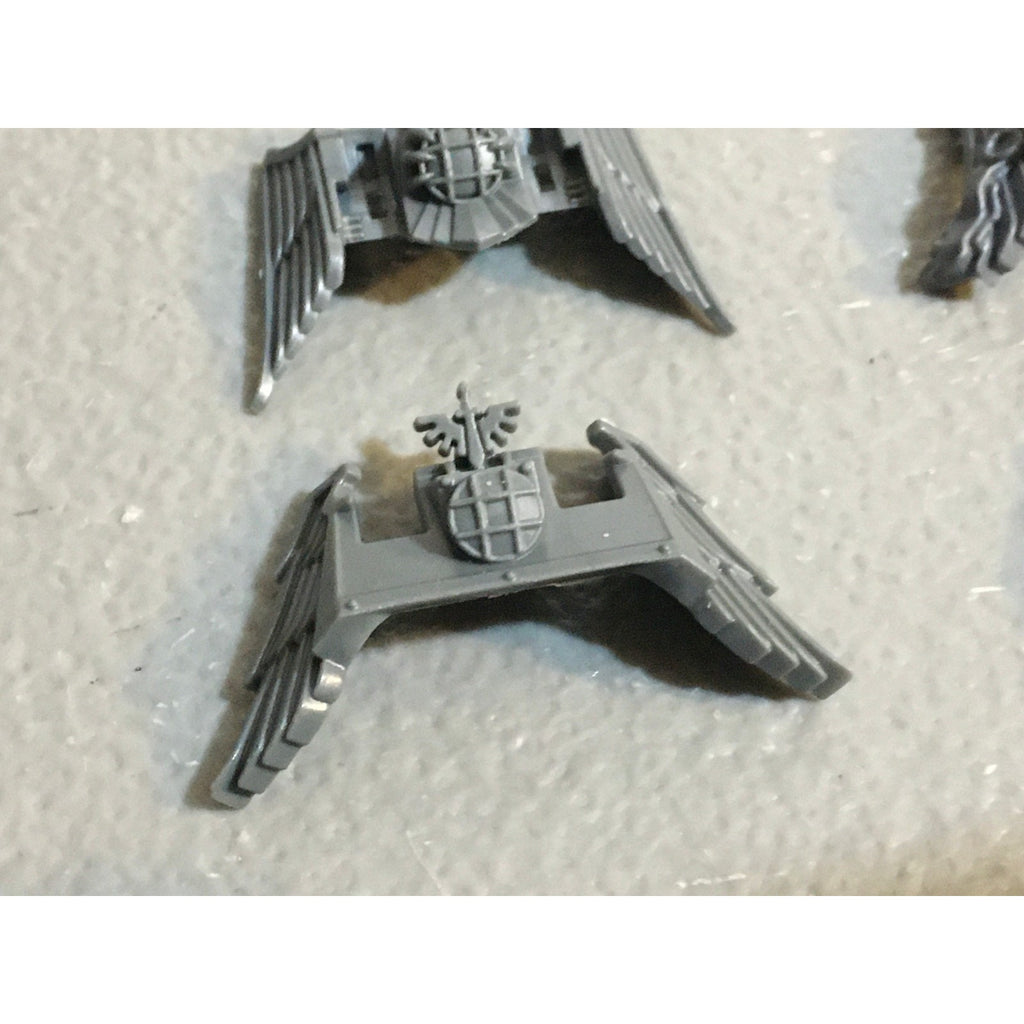 A29405 WARHAMMER 40K SPACE MARINES DARK ANGELS BITS LOT BIKE FRONT PLATES GW