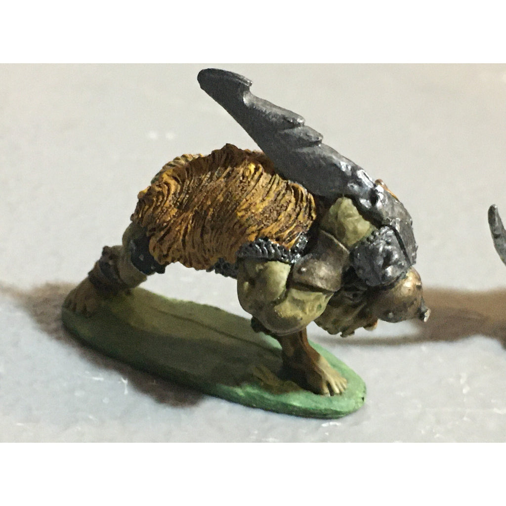 A10099 CITADEL PRE SLOTTA METAL RARE OOP ORC WARRIORS 2 PK WARHAMMER PAINTED