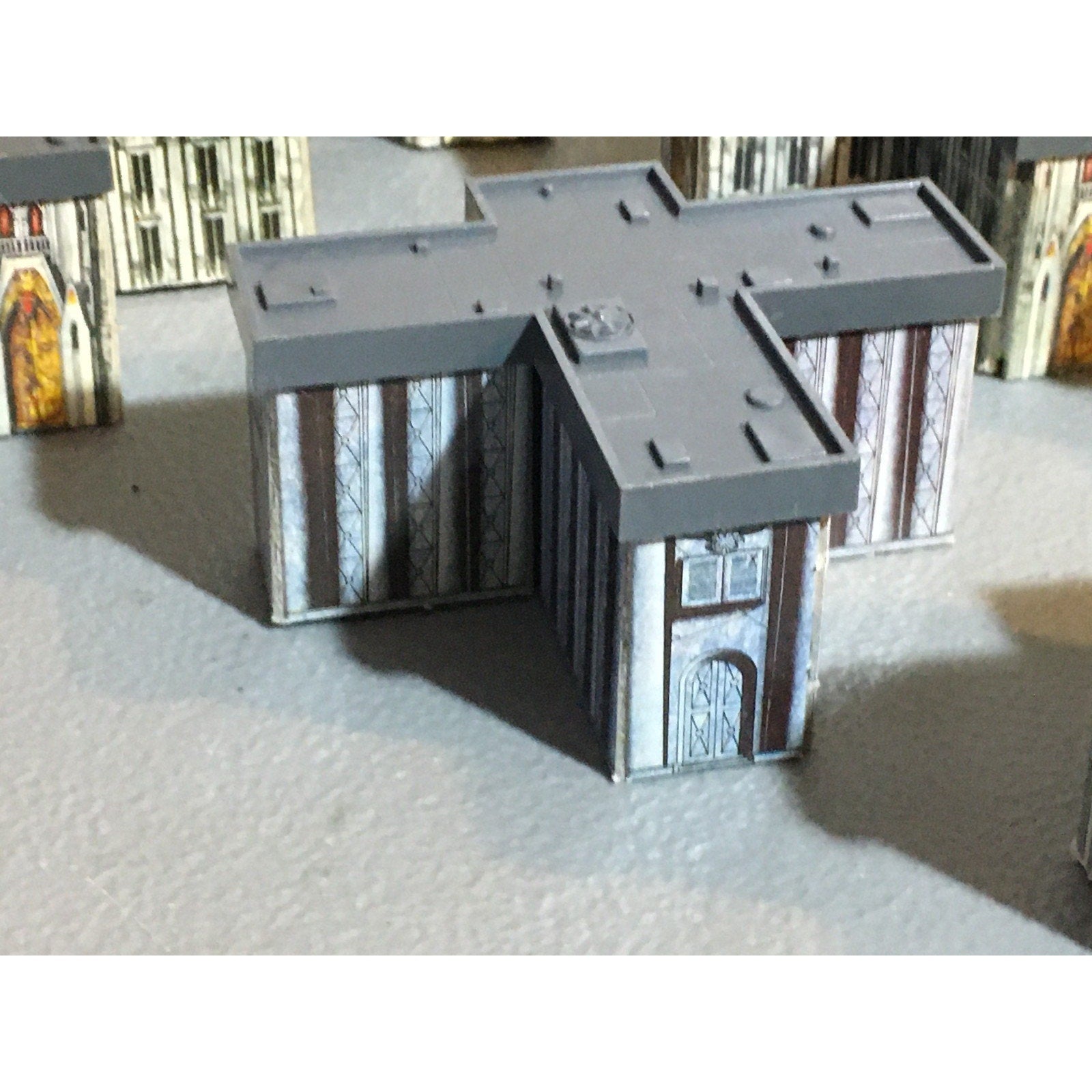 A31677 WARHAMMER EPIC 40K TERRAIN BUILDINGS PLASTIC & CARDSTOCK 8 PK