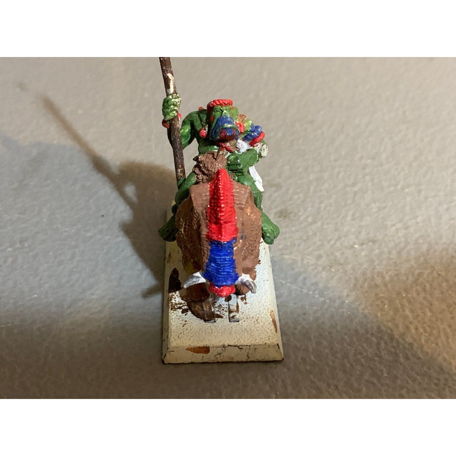 A31239 WARHAMMER FANTASY AOS METAL ORCS & GOBLINS SAVAGE BOAR RIDER INCOMPLETE