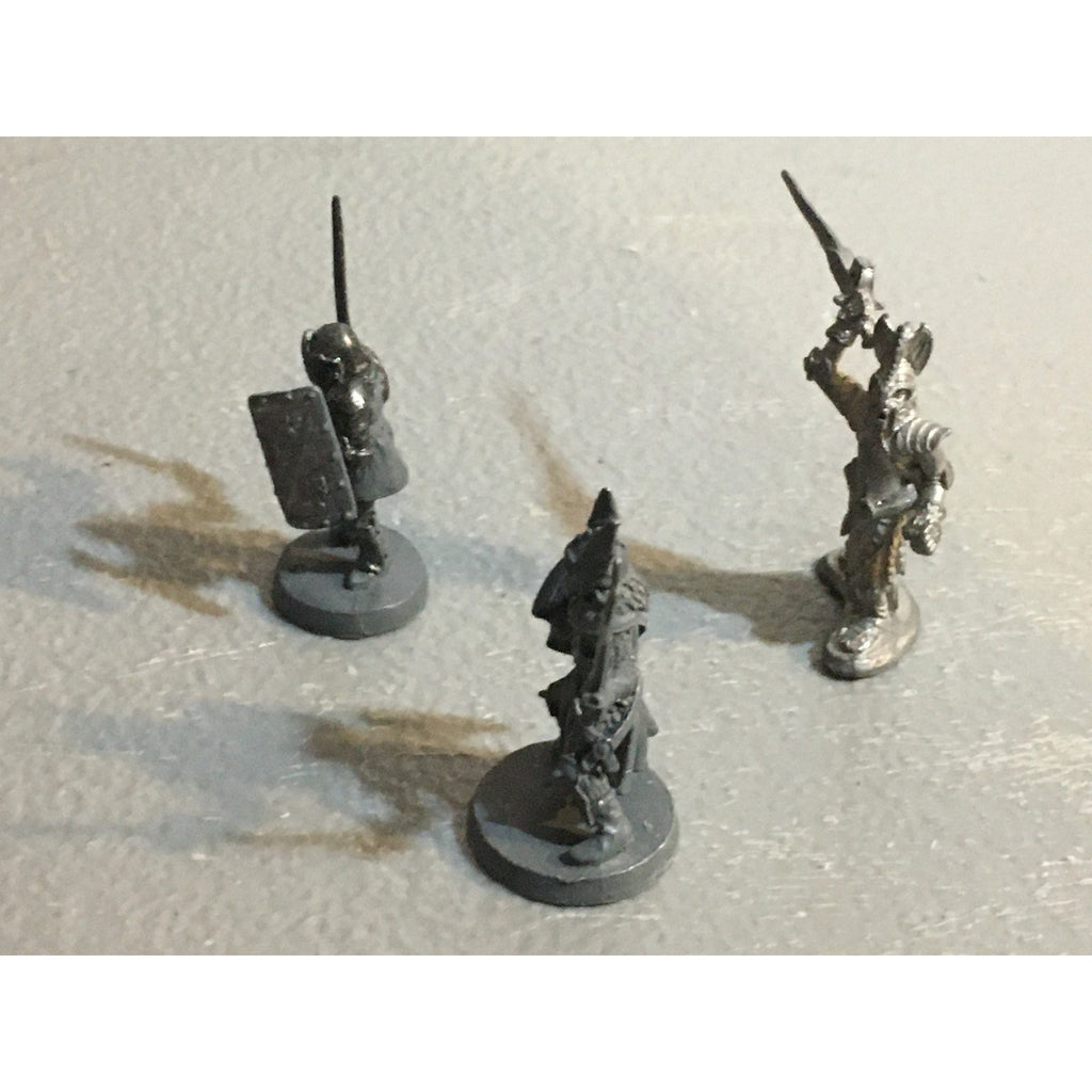 A32612 RAL PARTHA MINIATURES METAL 3 PK PALADIN KNIGHT FIGHTER D&D