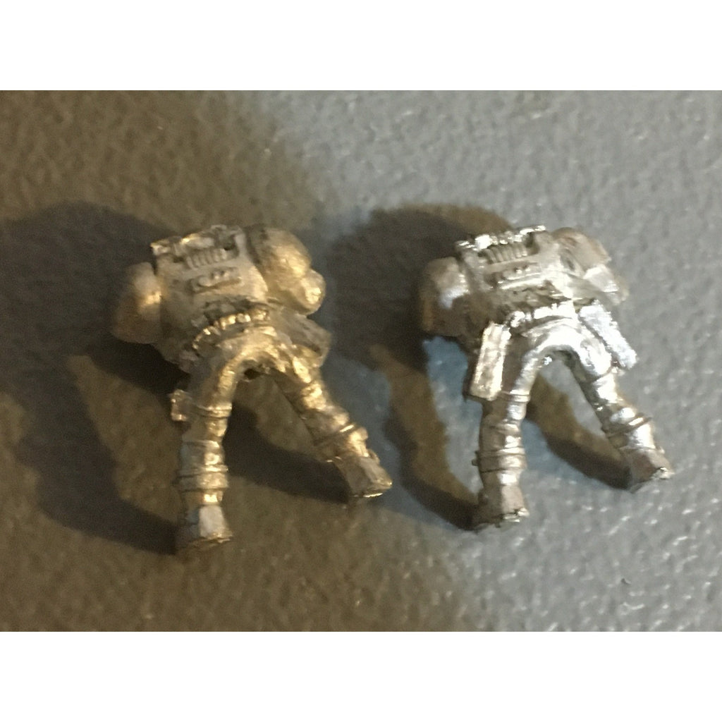 A33830 WARHAMMER 40K SPACE MARINES METAL SCOUT BIKE RIDER BODY ONLY 2 PK GW