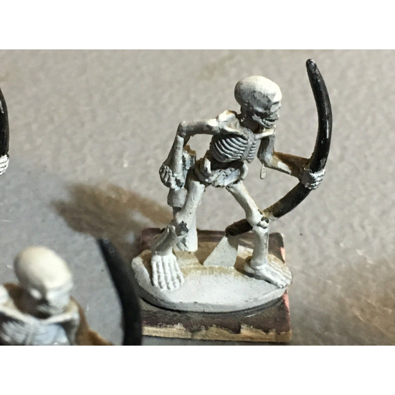 A32374 RAL PARTHA METAL MINIATURES SKELETON ARCHER 3 PK TABLETOP WAR GAMES