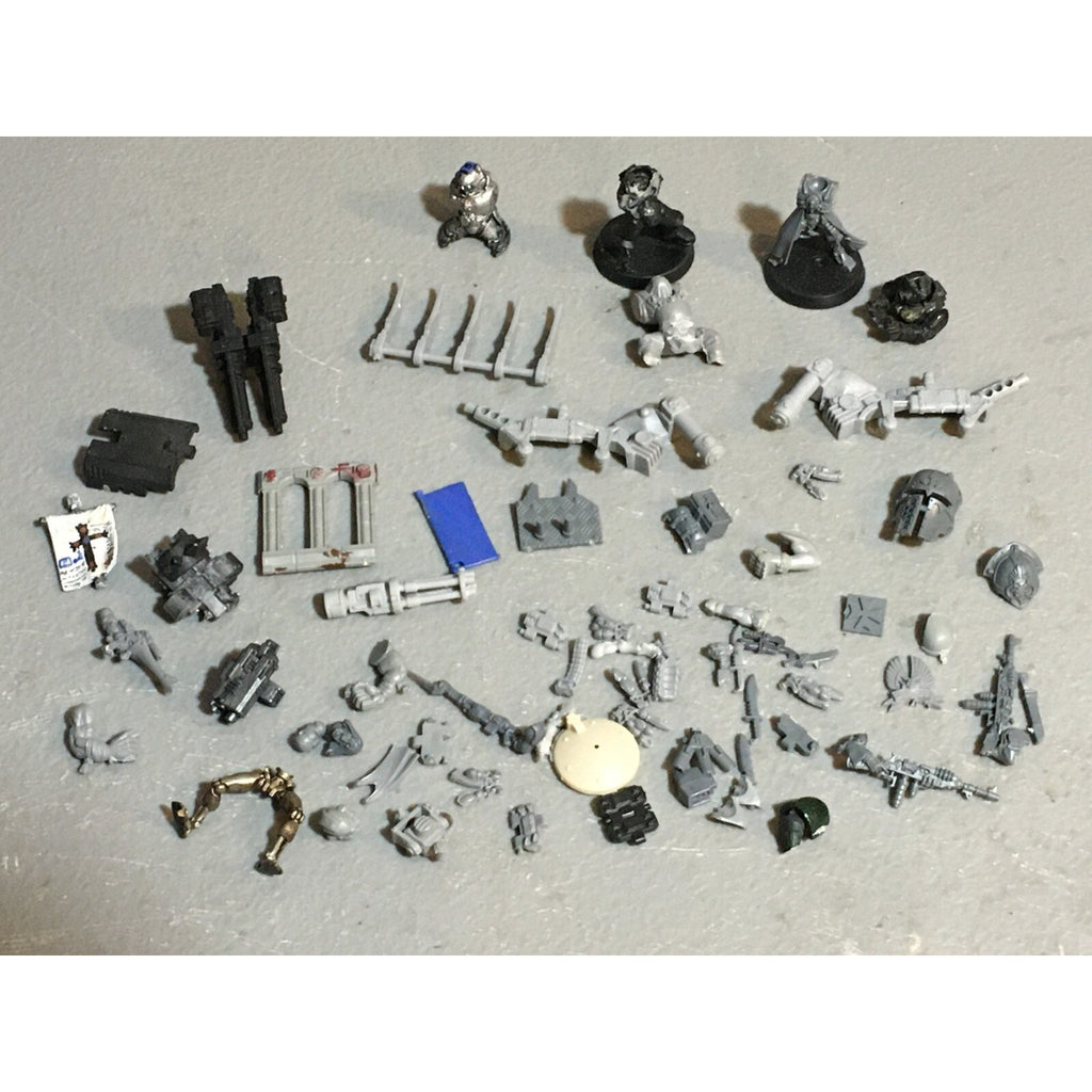 A23488 WARHAMMER FANTASY BITS LOT MIXED WOOD ELVES ORCS VAMPIRE GAMES WORKSHOP