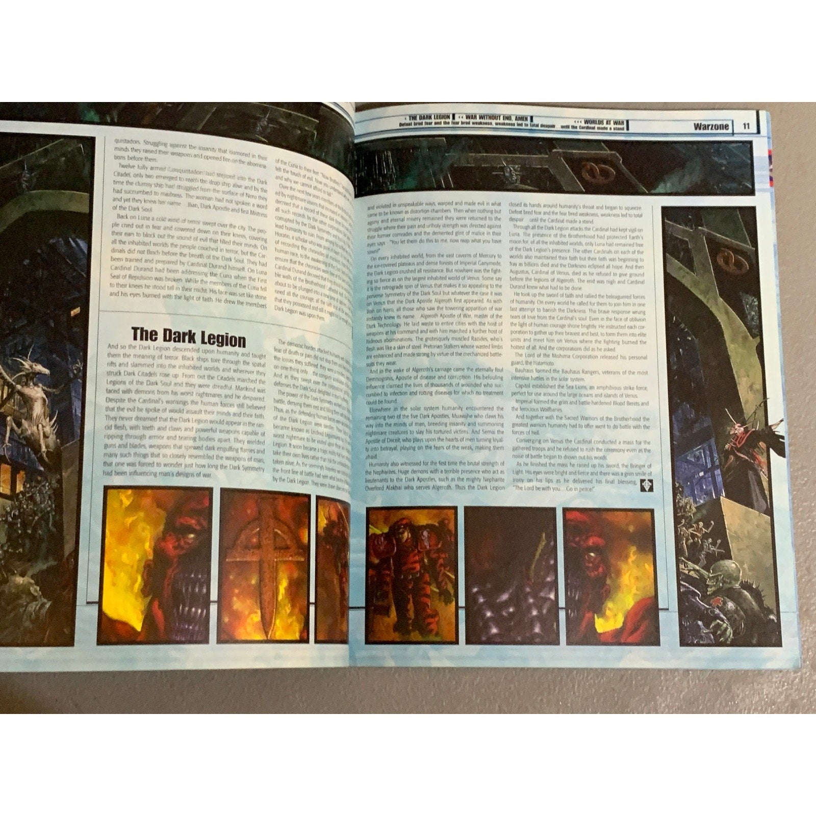 A31656 WARZONE MUTANT CH HHG HEARTBREAKER ARMY BOOK PLAYED THE CHRONICLES OF WAR