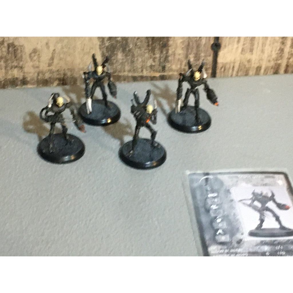 A33514 RACKHAM AT-43 THERIAN STORM GOLEMS 4 PK MINIATURES W CARD