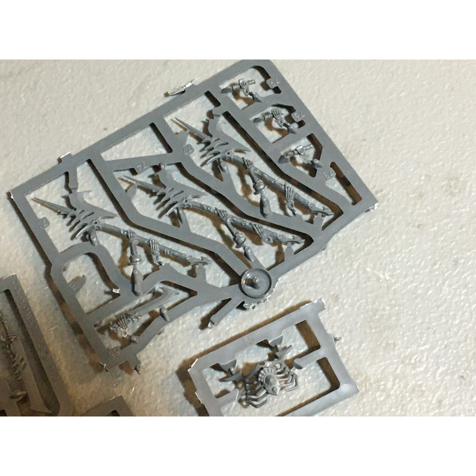 A23595 WARHAMMER AOS OSSIARCH BONEREAPERS BITS ON SPRUE LOT MORTEK GUARD GW
