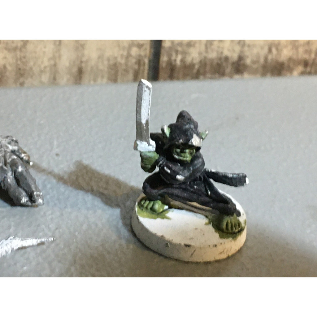 A32529 UNKNOWN METAL MINIATURES INCOMPLETE WARRIOR SOLDIER NINJA