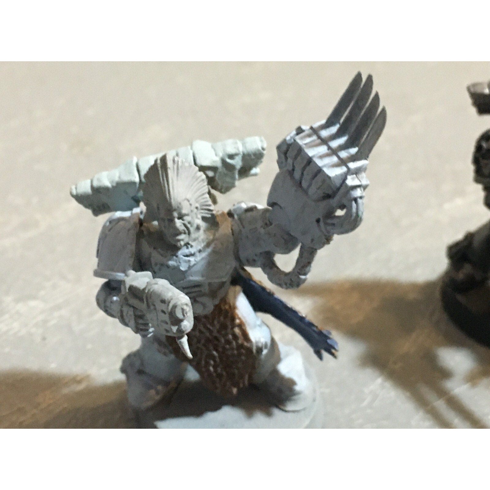 A23002 WARHAMMER 40K SPACE MARINES WOLVES CUSTOM LORD 2 PK GAMES WORKSHOP GW