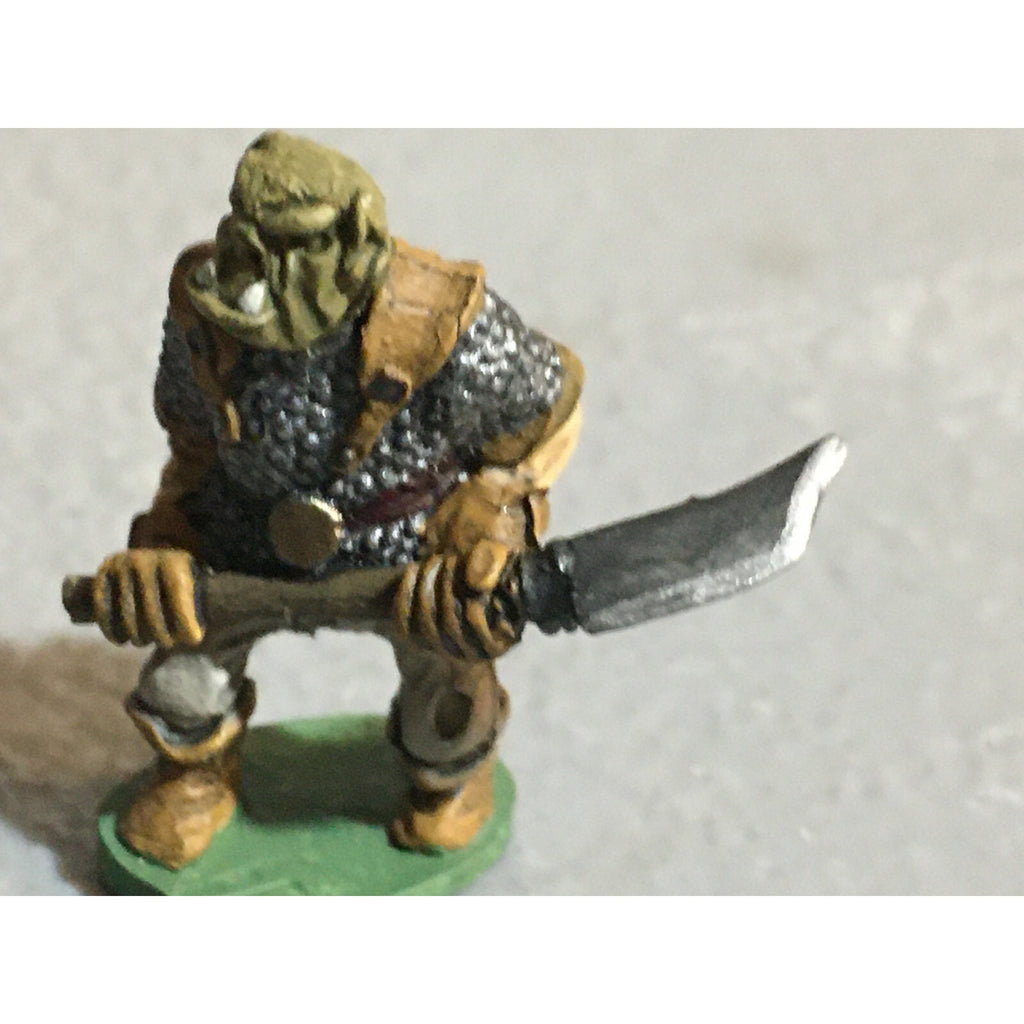 A10090 CITADEL PRE SLOTTA METAL RARE OOP ORC WARRIORS 2 PK WARHAMMER PAINTED