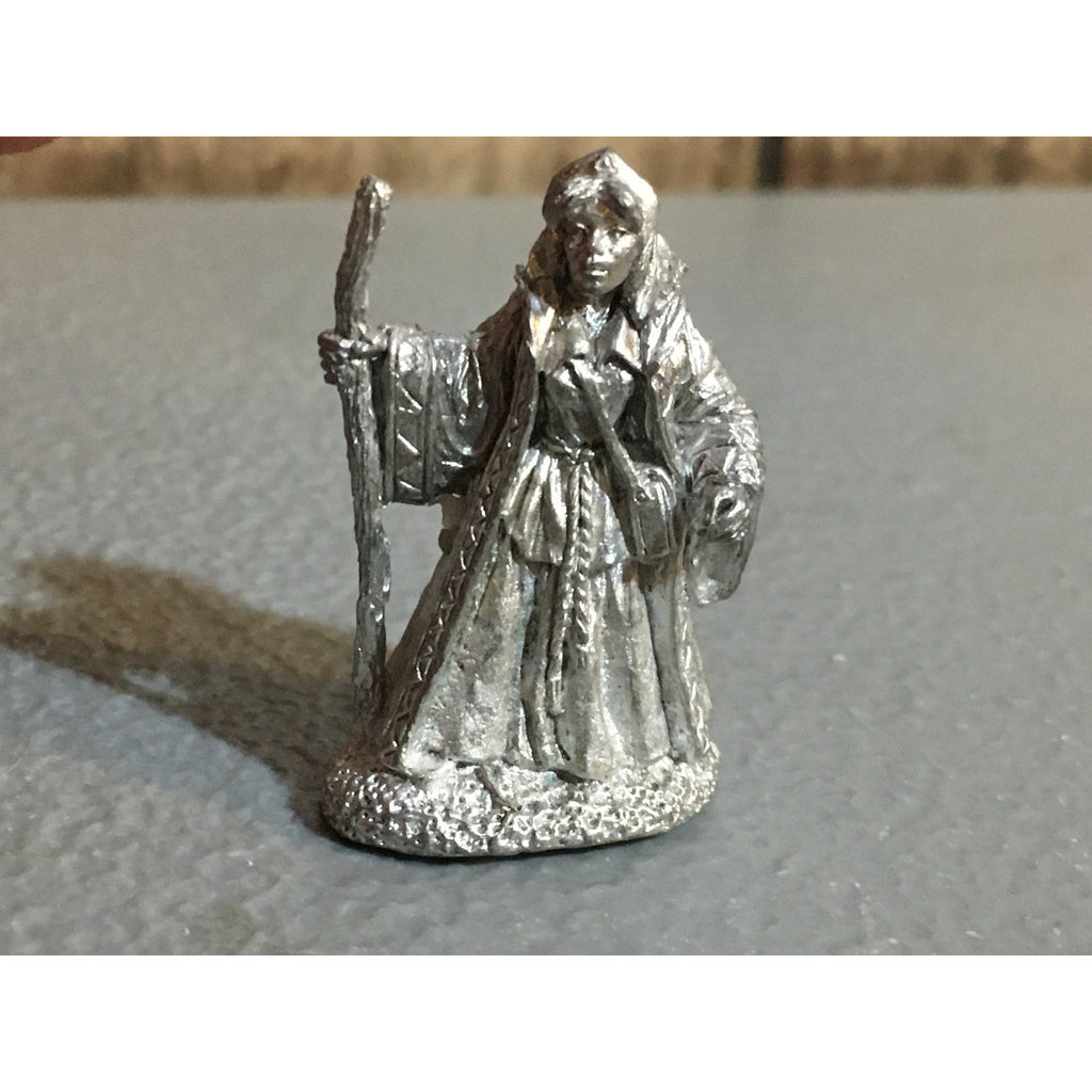 A29803 METAL UNKNOWN TABLETOP WARGAMES RPG WOMAN WIZARD SORCERESS MAGE