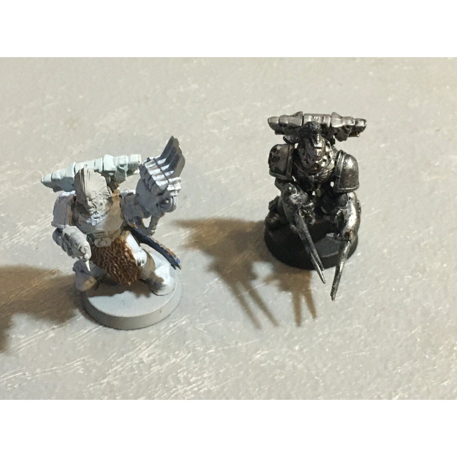 A23002 WARHAMMER 40K SPACE MARINES WOLVES CUSTOM LORD 2 PK GAMES WORKSHOP GW