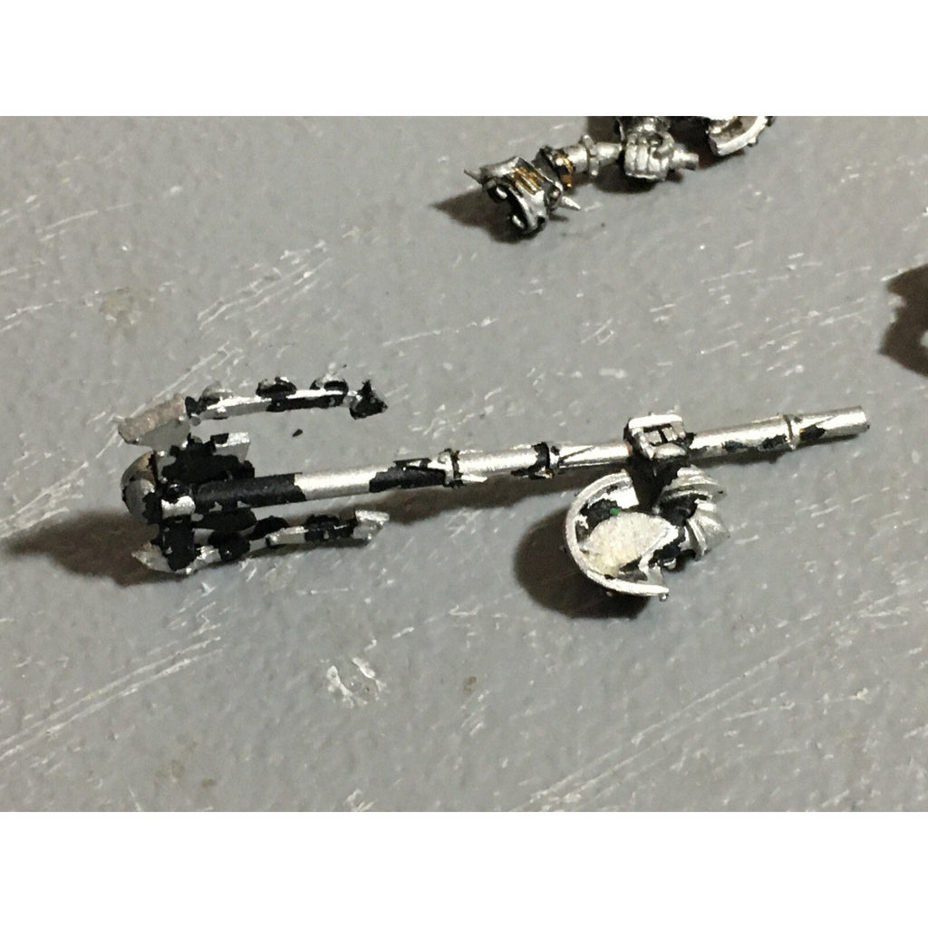 A22371 WARHAMMER FANTASY WARRIORS CHAOS MORTALS METAL BITS LOT REGIMENT COMMAND