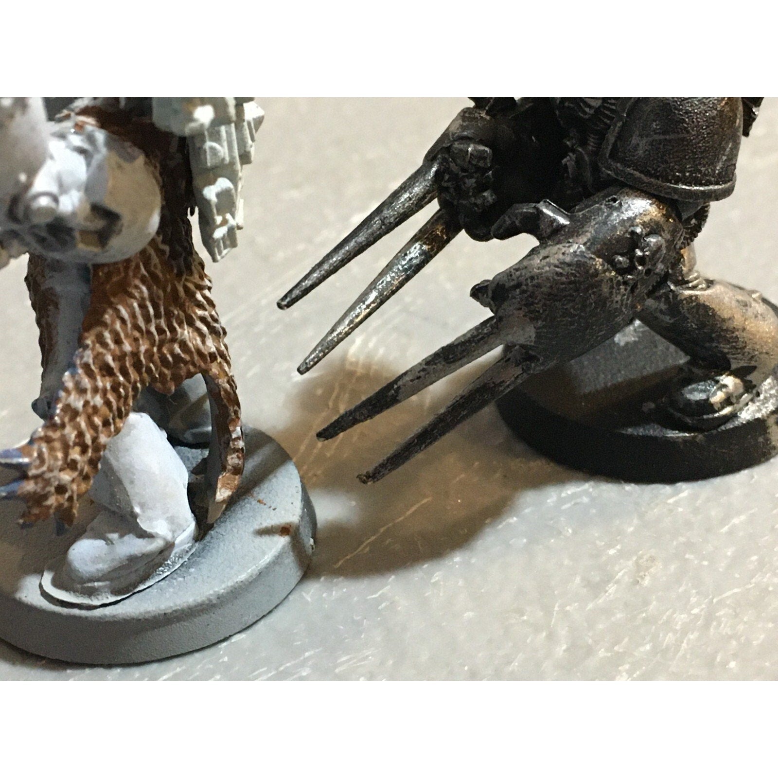 A23002 WARHAMMER 40K SPACE MARINES WOLVES CUSTOM LORD 2 PK GAMES WORKSHOP GW