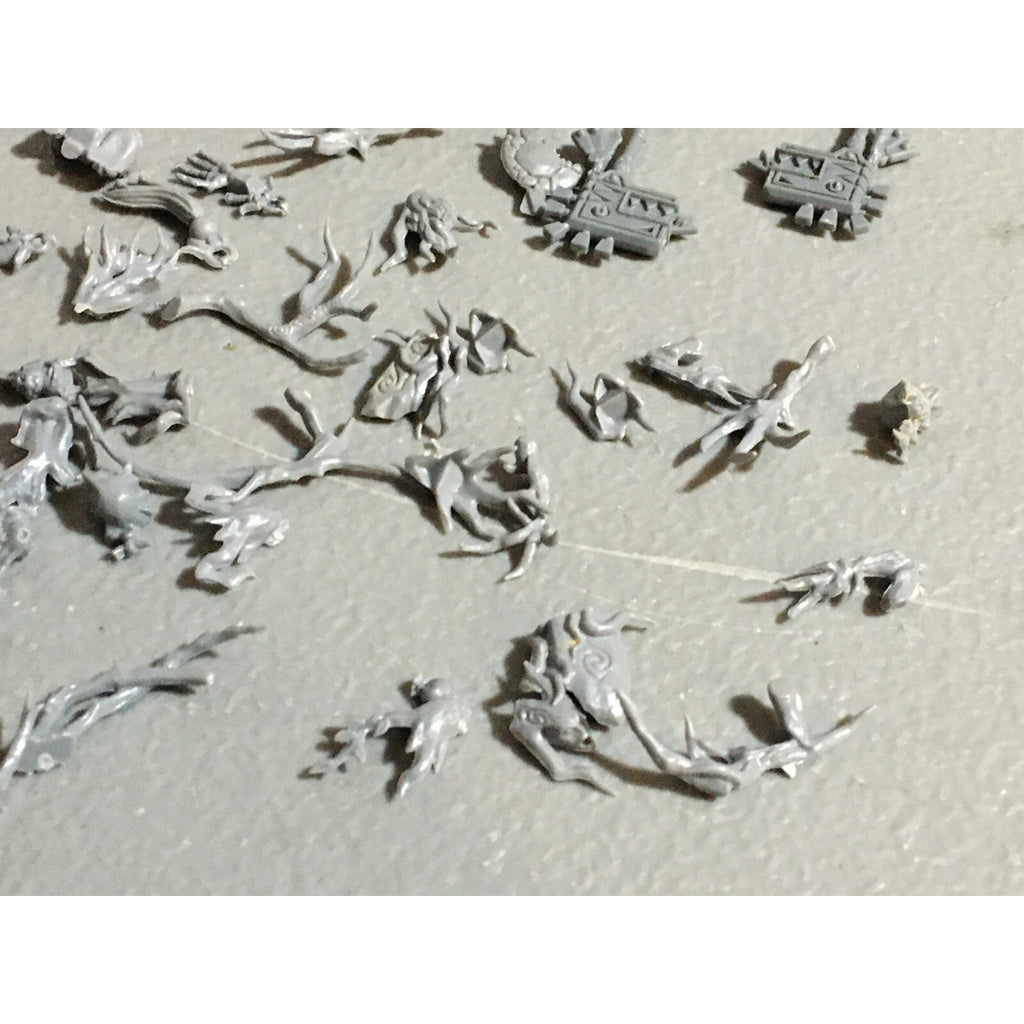 A20847 WARHAMMER FANTASY BITS LOT MIXED HIGH ELVES SKELETONS DRYADS ORCS