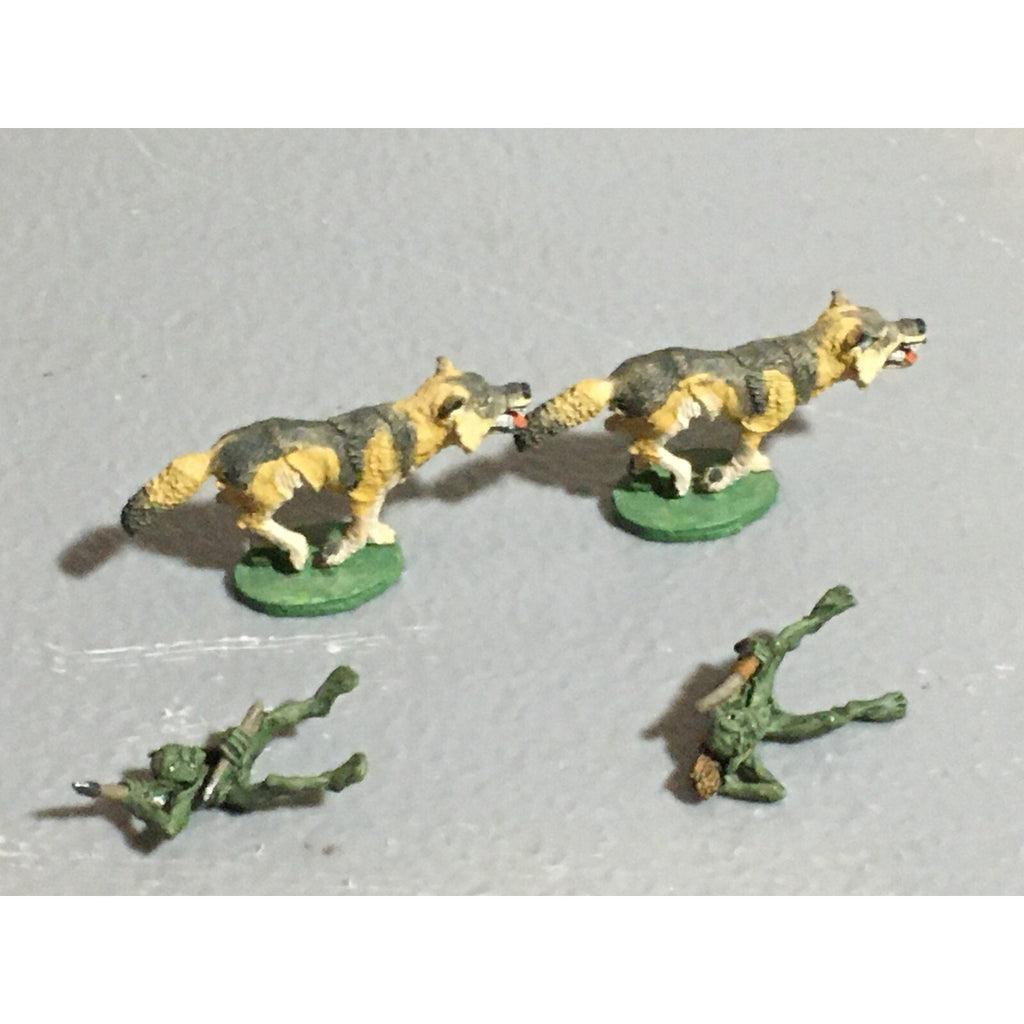 A10112 CITADEL PRE SLOTTA METAL RARE OOP PAINTED GOBLIN WOLF RIDERS